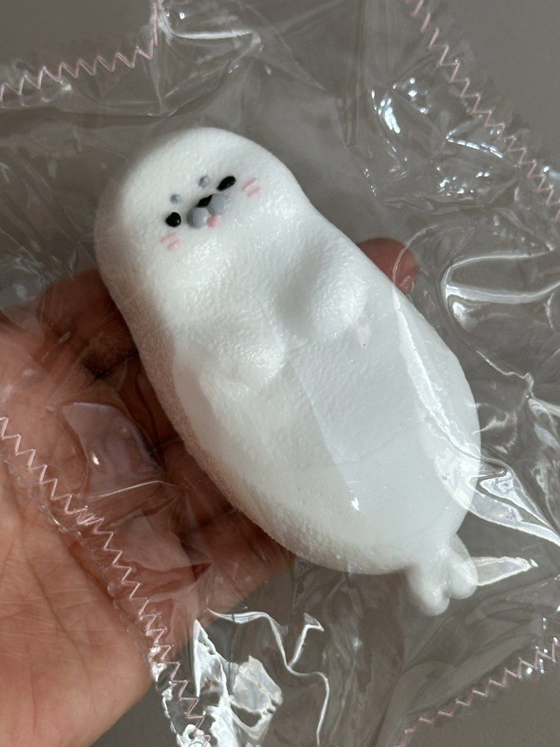 Taba Squishy (Category: Designer & Blind Box Toys) located in Tagbilaran City. Submitted by _harriet_ (Listing ID 1457949910, Image 3). Description: Texture: Soft Creamy Weight: 161.3g ♡ Location: Bohol ♡ MOD: J&T (Shipping fee is ₱85) ♡ MOP: Gcash | Maya | BPI.