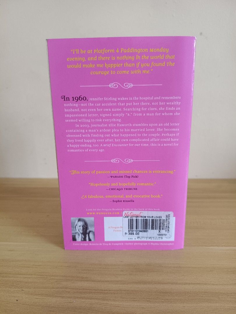 The Last Letter From Your Lover (Category: Storybooks) located in Caloocan City. Submitted by dsenyothrift (Listing ID 1457912993, Image 2). Description: The Last Letter From Your Lover by Jojo Moyes.