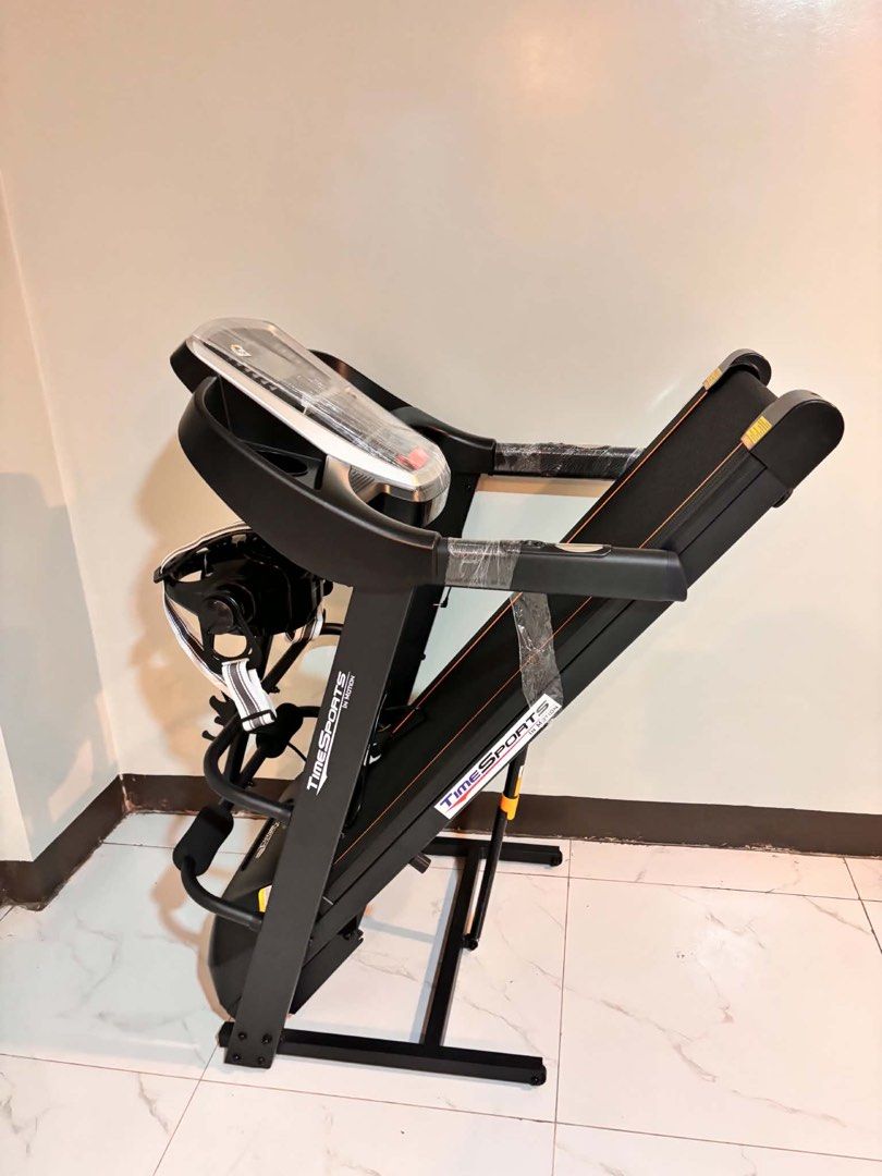Time Sports Treadmill with Massager (Category: Cardio & Fitness Machines) located in Manila. Submitted by pixie18_peanut (Listing ID 1457954948, Image 1). Description: - Time Sports Treadmill - Built-in massager for added relaxation - Multiple workout programs for varied training - Ideal for convenient home workouts.