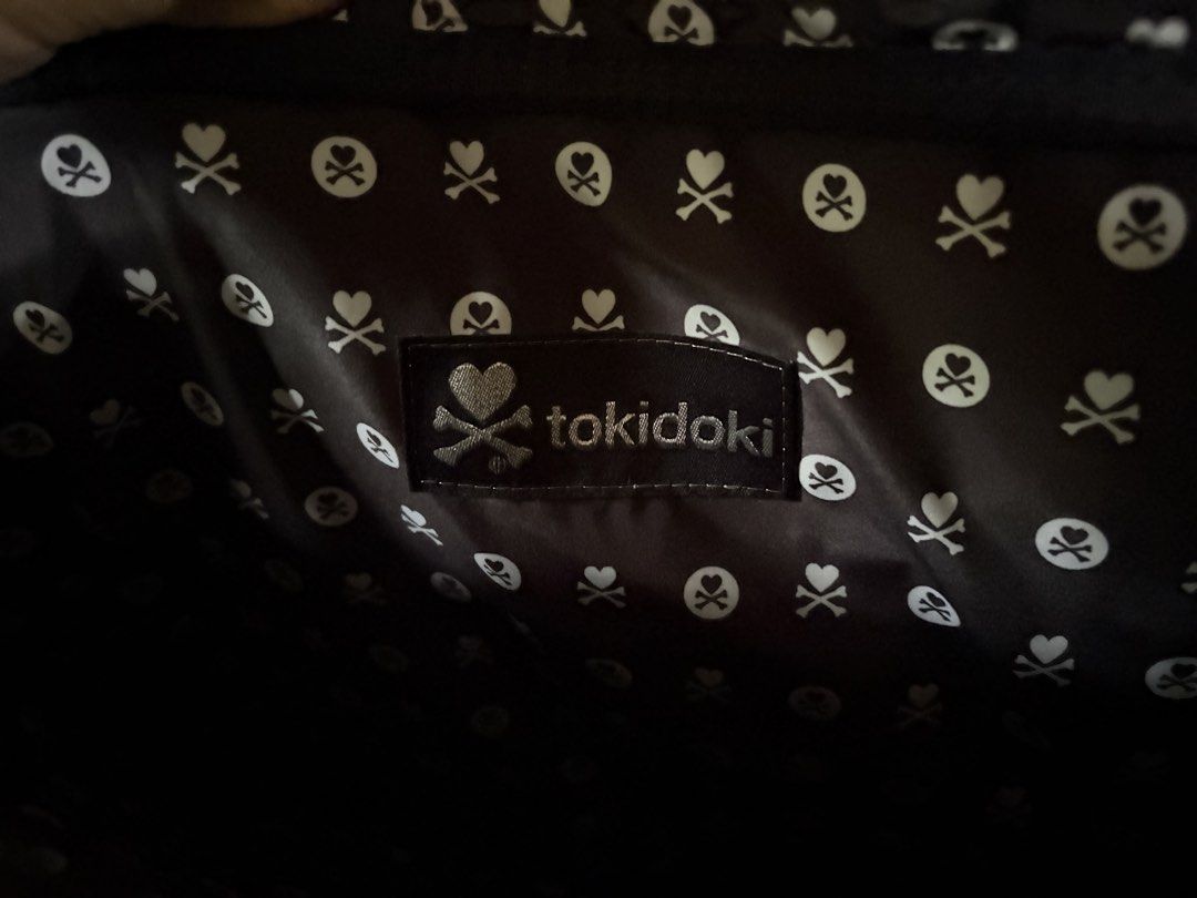 tokidoki laptop bag (Category: Tote Bags) located in Imus. Submitted by jahygge (Listing ID 1457974733, Image 2). Description: · black tokidoki laptop bag with skull & star pattern. can fit up to 15" laptops. || previous sold tokidoki laptop bag — https://carousell.app.link/Ga5ICWBrW5b · only used once or twice, but kept in storage for a long time. can be washed. · authentic, bought from usa. 🇺🇸 · rfs: in need of funds..