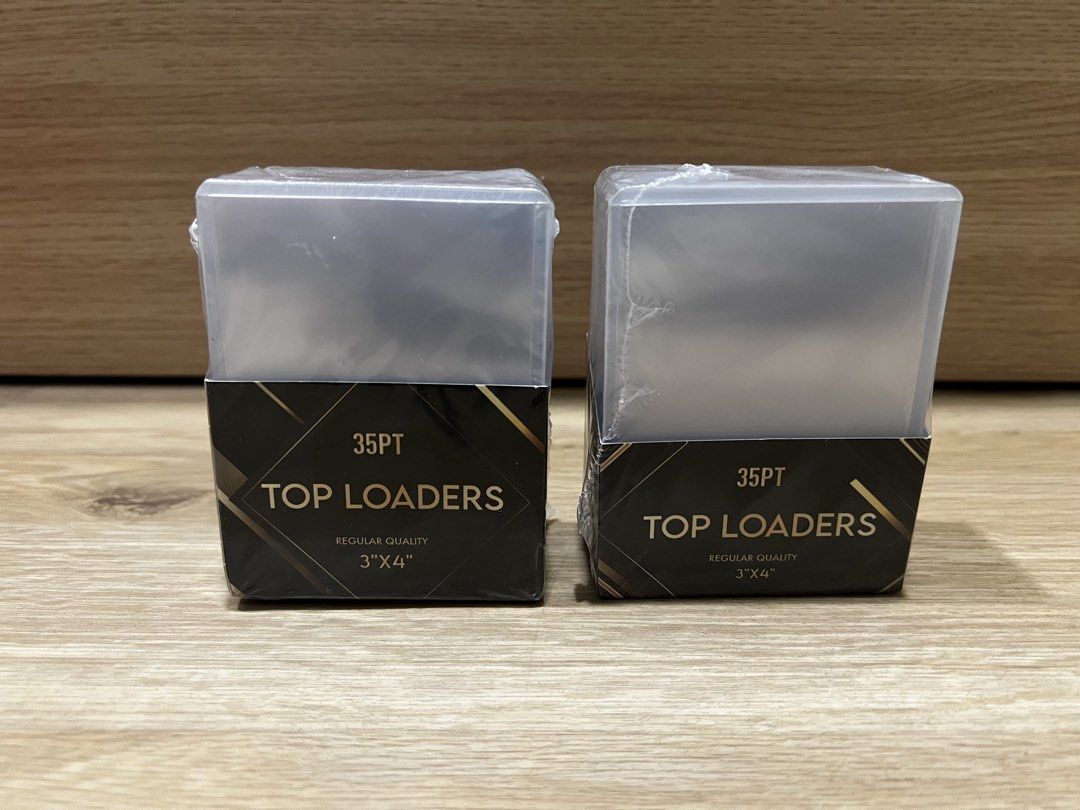 Top Loader (Category: Cases & Sleeves) located in Singapore. Submitted by ryhere (Listing ID 1458036676, Image 1). Description: Selling top loaders! 25 pieces/bundle $3 per set .