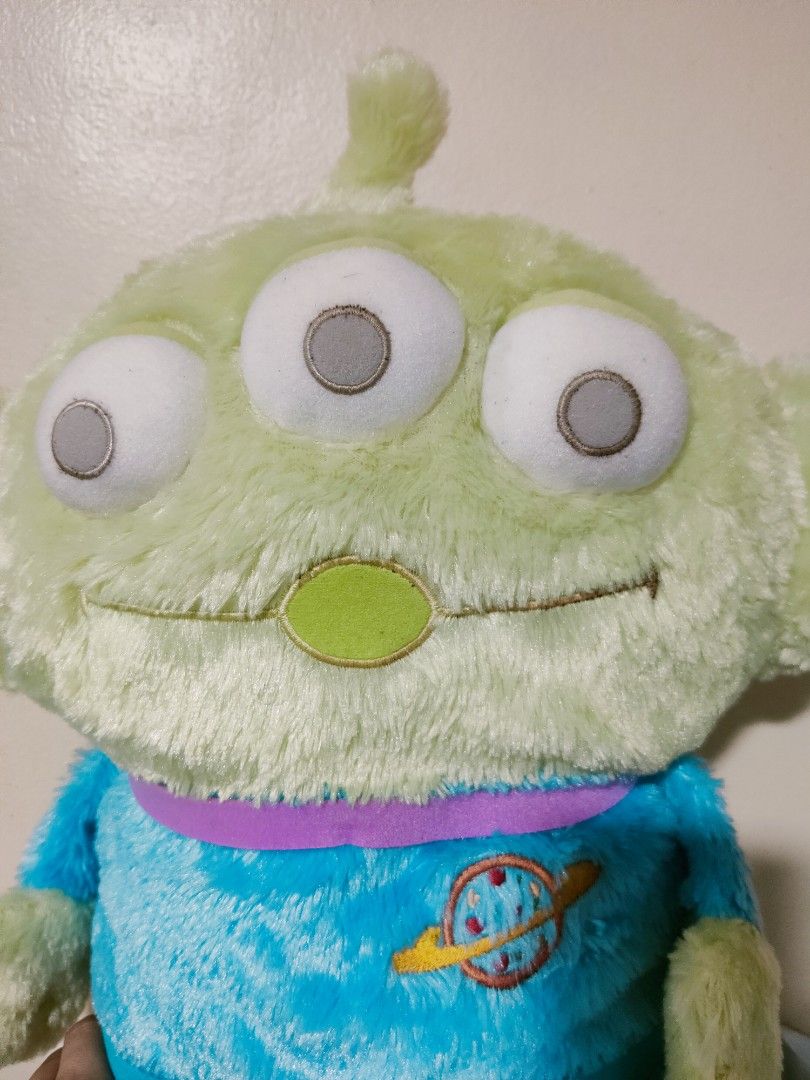 Toy Story Alien Huggable plush toy (Category: Looking For) located in Manila. Submitted by jhs31 (Listing ID 1457957843, Image 2). Description: Toy story Alien plush stuffed toy - Good as new - Disney size: 16 inches x 14 inches Pm for more details. Thank you .