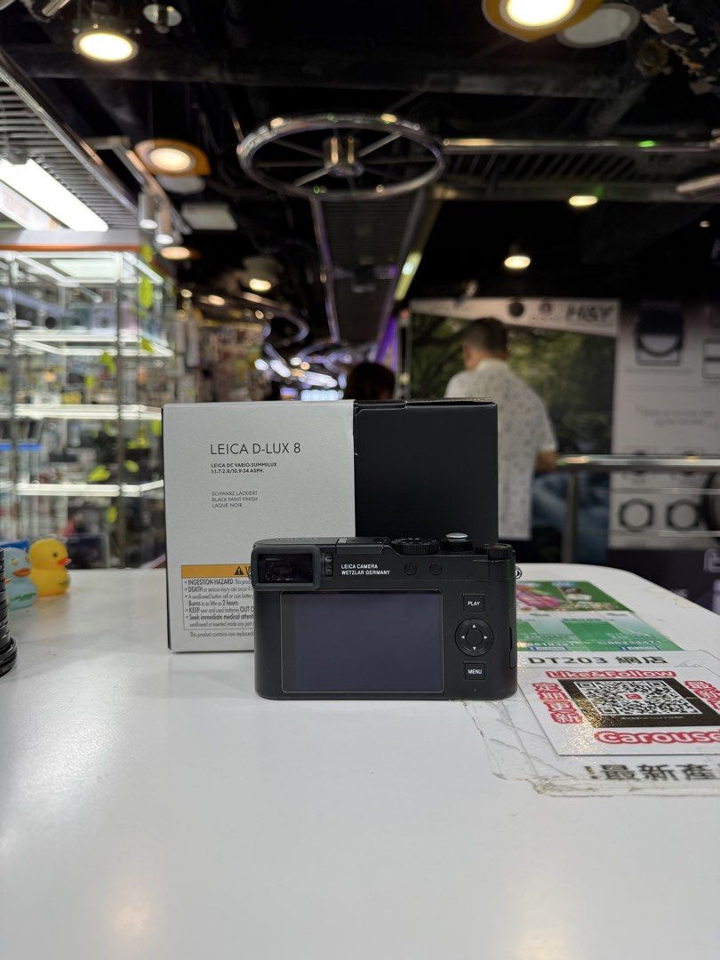 📸歡迎trade in 高價收機🪄 如Trade in 更享有折扣優惠 leica D-Lux 8 （分類：相機）位於 Hong Kong。 由 dtrade203 提交（商品編號 1457952083，圖片 2）。簡介： 二手產品(used)歡迎trade in 高價收機🌟🌟🌟如Trade in 更享有折扣優惠 📸歡迎trade in 高價收機🪄 如Trade in 更享有折扣優惠 leica D-Lux 8 95%new 行貨過保 有盒齊配件 現sell $10480 電話: 2384 4424石仔(Mr.Quin) Whats app:6623 4471 如不方便，可安排鐵路沿線交收 旺角山東街47-51號星際城市203室 Shop 203，2／F,Sim City,47-51 Shantung Street mongkok,kowloon Whats app:6623 4471 (現金收費)(EPS+1%)(VISA/MC+3%)(銀聯+3%) 此價錢只限網上優惠,
