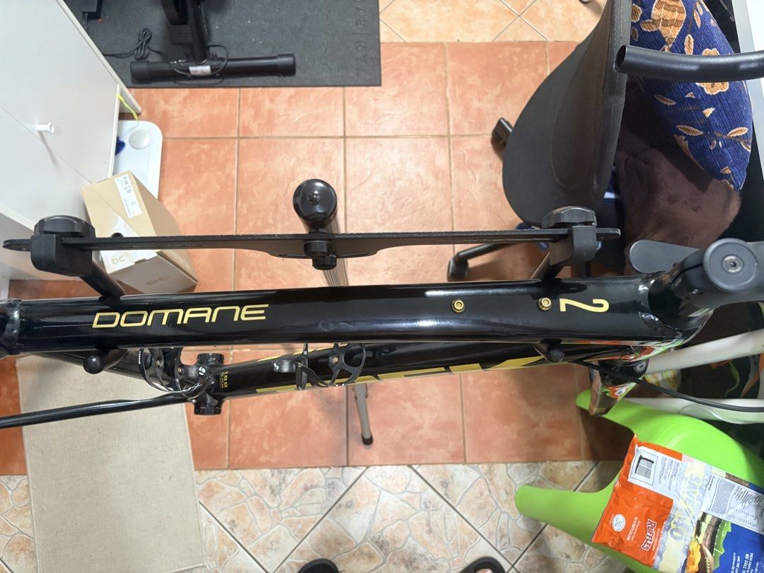 Trek Domane AL2 disc Frameset size 54 (Category: Bicycles) located in Manila. Submitted by vpp_1983 (Listing ID 1458031863, Image 2). Description: Selling my Trek Domane AL2 disc frameset size 54. Includes: Zipp xplr handlebar 420mm with flare Bontrager stem Bontrager seatpost Issue: Small paint chip because of cable rubbing(see photo) RFS: upgraded to a carbon frameset *Not included bottle cage *Only meetups*.