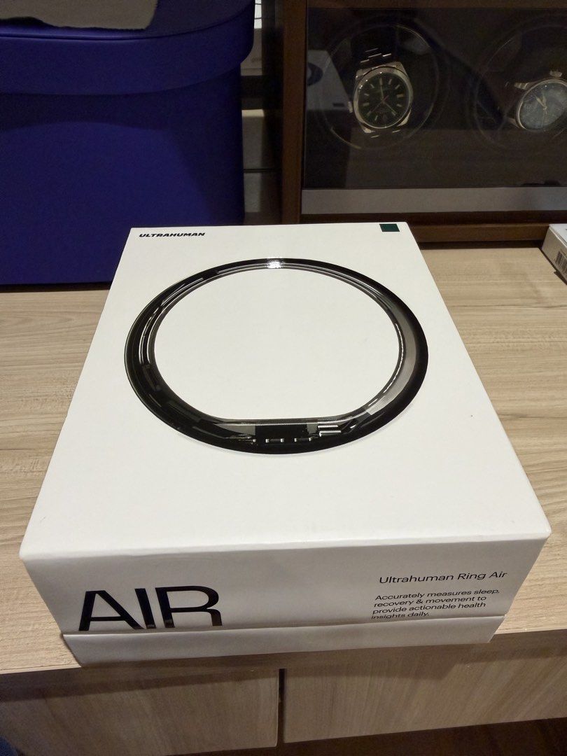 Ultrahuman Ring Air Smart Ring Matt Grey Size 09 (Category: Health Monitors & Weighing Scales) located in Quezon City. Submitted by docalvindeaqs (Listing ID 1457993324, Image 2). Description: - Ultrahuman Ring Air smart ring - Color: Matt Grey - Size: 09 - Accurately measures sleep and recovery - Provides actionable daily health insights - Materials: Titanium, Stainless steel, and others - Includes: 1x Ring, 1x Charging dock, 1x Type C to Type C