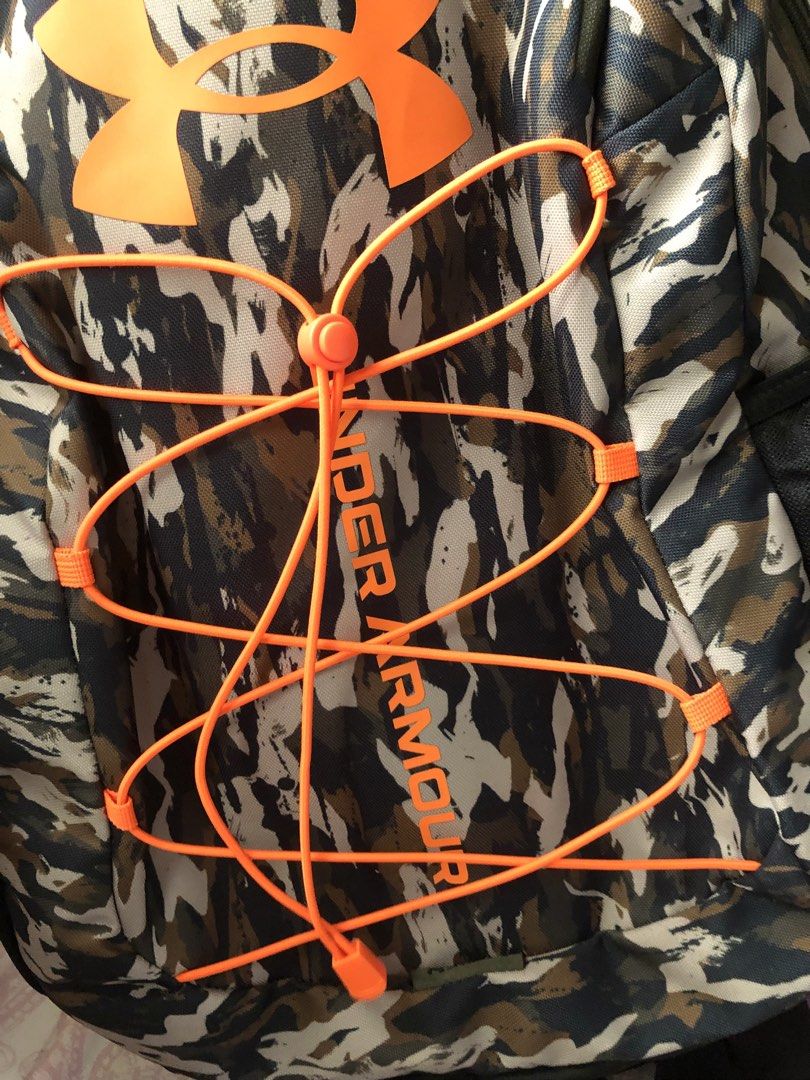 Under Armour Backpack "Marine OD Green/ Orange Blaze" (Category: Backpacks) located in Urdaneta. Submitted by byells (Listing ID 1457949599, Image 3). Description: Brand new Original Under Armour Backpack (water repellant) Bought in US Unisex With laptop pocket inside All details posted.
