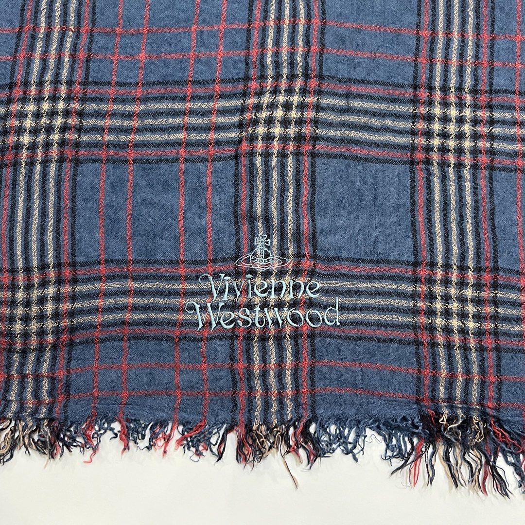 VIVIENNE WESTWOOD PLAID SCARF (Category: Luxury Accessories) located in Bacolod City. Submitted by the.finest (Listing ID 1458056603, Image 3). Description: Vivienne Westwood Plaid Scarf - Fringed edges Condition: 9/10 has small hole 1,500+shipping fee.