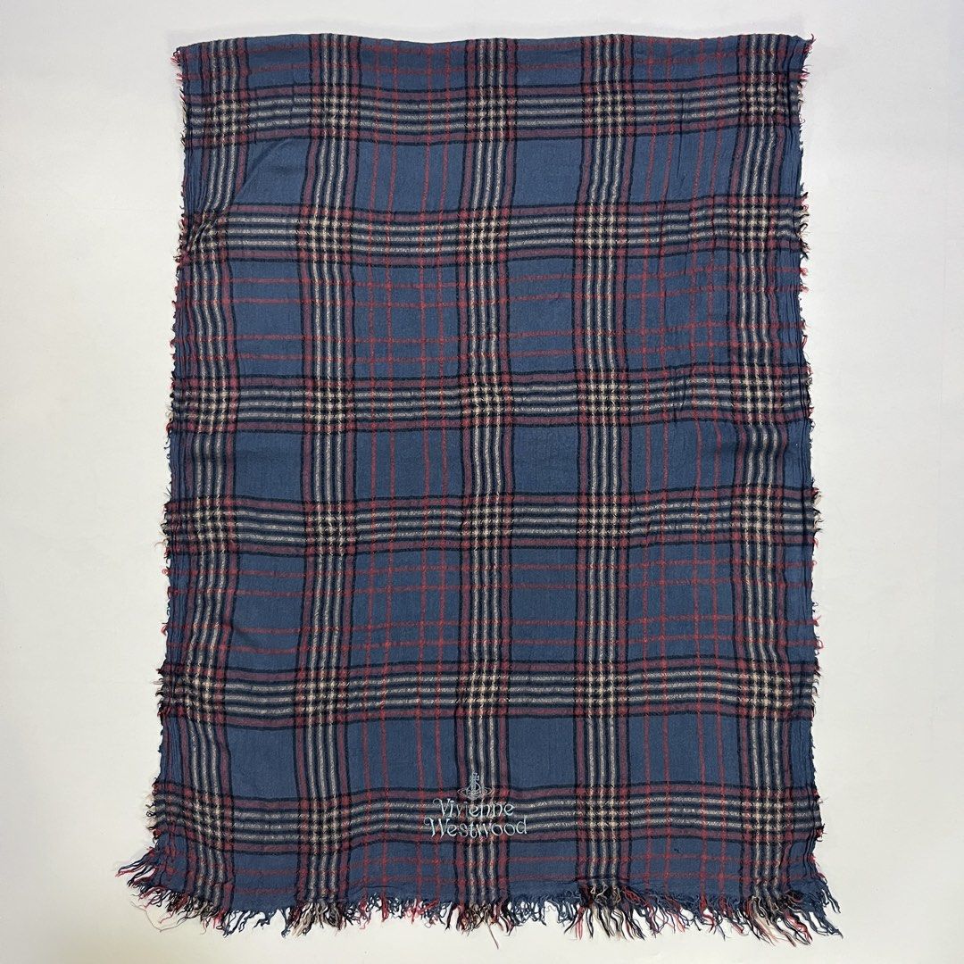 VIVIENNE WESTWOOD PLAID SCARF (Category: Luxury Accessories) located in Bacolod City. Submitted by the.finest (Listing ID 1458056603, Image 1). Description: Vivienne Westwood Plaid Scarf - Fringed edges Condition: 9/10 has small hole 1,500+shipping fee.