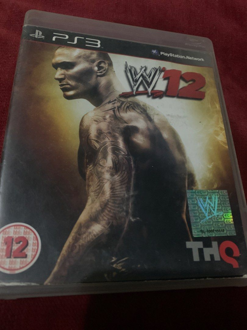 WWE 12 PlayStation 3 PS3 Game (Category: PlayStation) located in Makati City. Submitted by emenem.m (Listing ID 1458009069, Image 1). Description: - WWE 12 game for PlayStation 3 - Features wrestling superstar Randy Orton on the cover - Rated E for Everyone (10+) - A must-have for wrestling game enthusiasts.