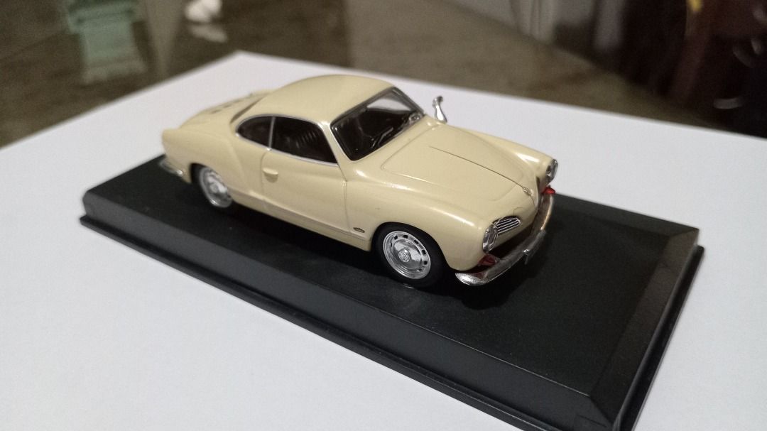 VW Karmann Ghia Coupe Diecast Model Car (Category: Vehicle & Diecast Models) located in Iloilo. Submitted by cdex.200300 (Listing ID 1458189123, Image 3). Description: • 1:43 Scale Model • VW KARMANN GHIA COUPE Die Cast Model SC 1:43High Speed Brand • Comes in original acrylic protective case • Highly detailed model • Perfect for Porche & Volkswagen collectors and enthusiasts Note: The shipping fee is not included and will be calculated based on 
