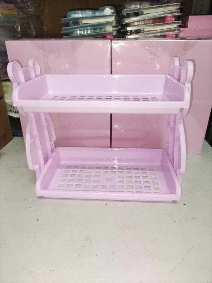 2 layer organizer (Category: Storage Boxes & Baskets) located in Quezon City. Submitted by cutiegoodiefinds (Listing ID 1458256171, Image 1). Description: 250.00 2 layer multipurpose shelf organizer Available 2pcs my melody 2pcs kuromi 2pcs cinamoroll.