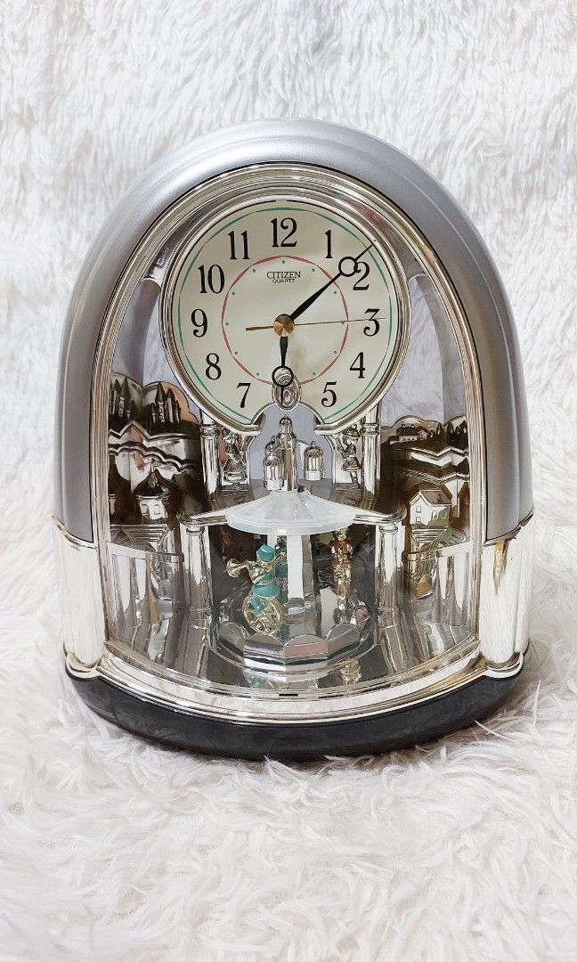🕰️ CITIZEN Quartz Decorative Clock (Category: Clocks) located in Binan City. Submitted by sakuratreasuresph (Listing ID 1458145193, Image 2). Description: 🕰️ CITIZEN Quartz Decorative Clock Bring a touch of classic Japanese charm and timeless sophistication to your home with this beautiful CITIZEN Quartz clock. 🕰️✨ 🔹 Classic silver-tone design 🔹 Ornamental pendulum with detailed display 🔹 Quartz movement 🔹 Striking reflective finish 🔹 Per
