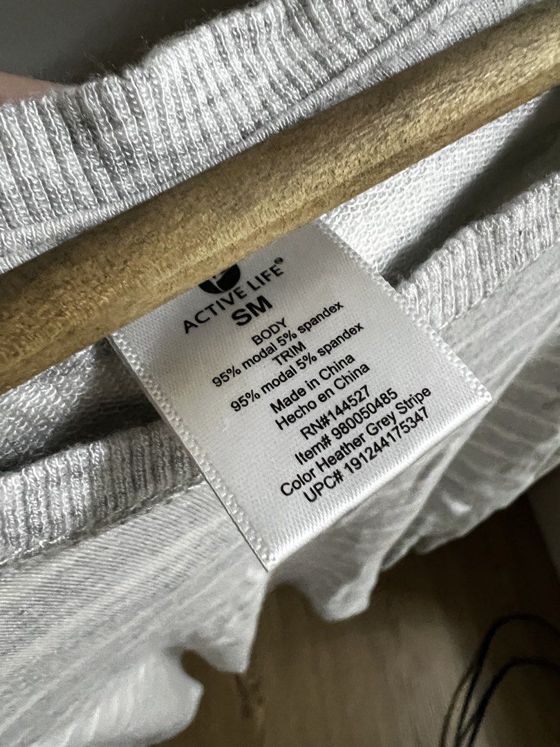 Active Life Womens Size Large Modal Pullover Sweater, Heather Grey Stripe (Category: Coats, Jackets and Outerwear) located in Quezon City. Submitted by hgaby (Listing ID 1458119489, Image 2). Description: Size L-Xl.