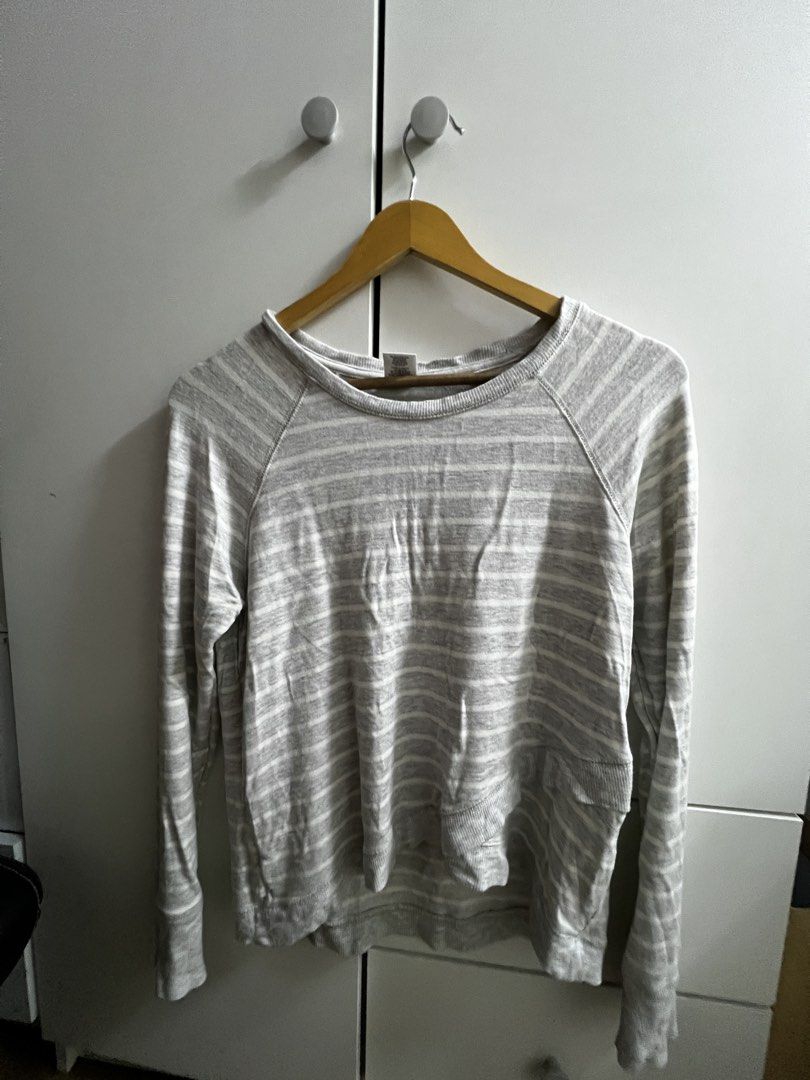 Active Life Womens Size Large Modal Pullover Sweater, Heather Grey Stripe (Category: Coats, Jackets and Outerwear) located in Quezon City. Submitted by hgaby (Listing ID 1458119489, Image 1). Description: Size L-Xl.