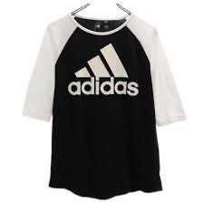Adidas Raglan Tee Black White Logo 3-Stripes (Category: Shirts) located in Manila. Submitted by ilovebubu28 (Listing ID 1458154915, Image 2). Description: - Adidas raglan t-shirt - Black body with white 3-stripes logo on front - White 3/4 sleeves - Classic sporty design - Perfect for casual wear or workouts - Easily pairs with jeans or shorts Made in Pakistan Color rate 10/10 .