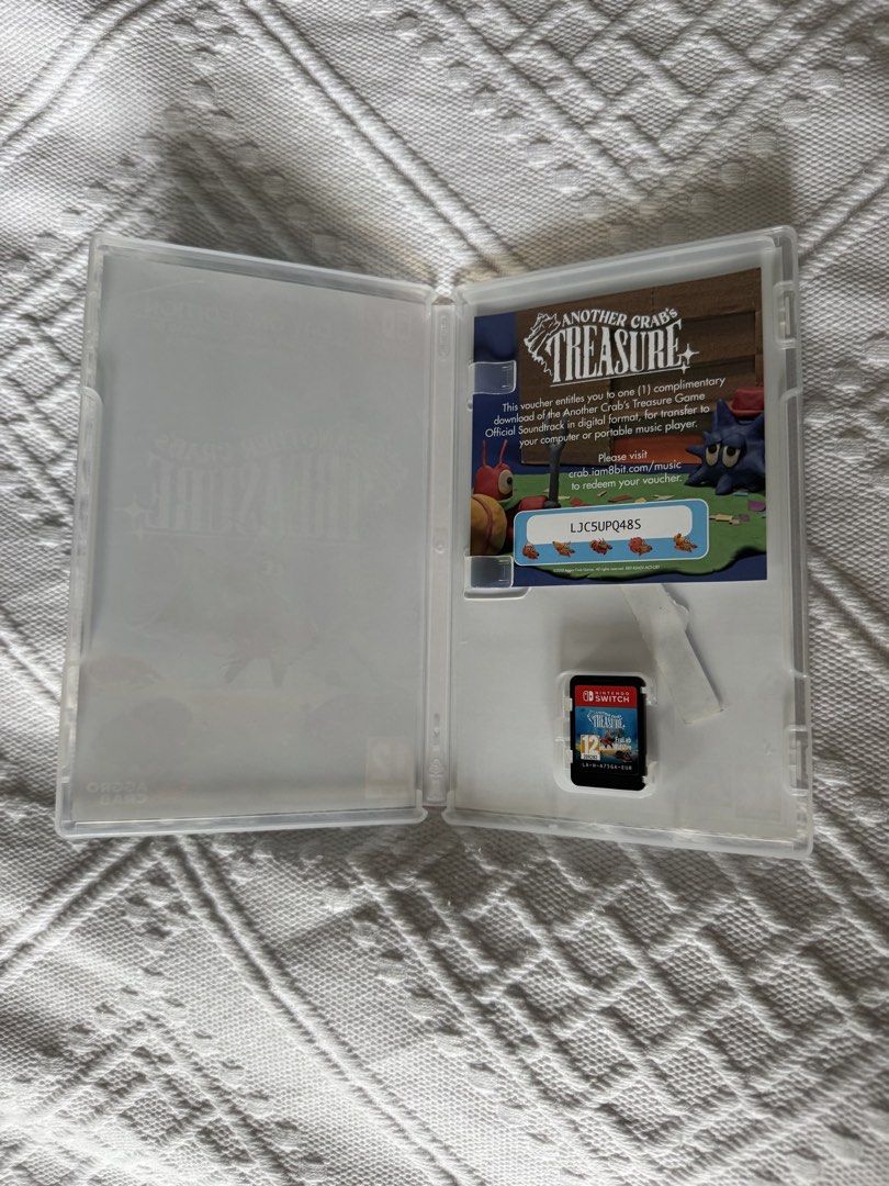 Another Crab's Treasure Day One Edition Nintendo Switch Game (Category: Nintendo) located in Manila. Submitted by beasofher (Listing ID 1458140477, Image 2). Description: Barely used, trying to clear collection.