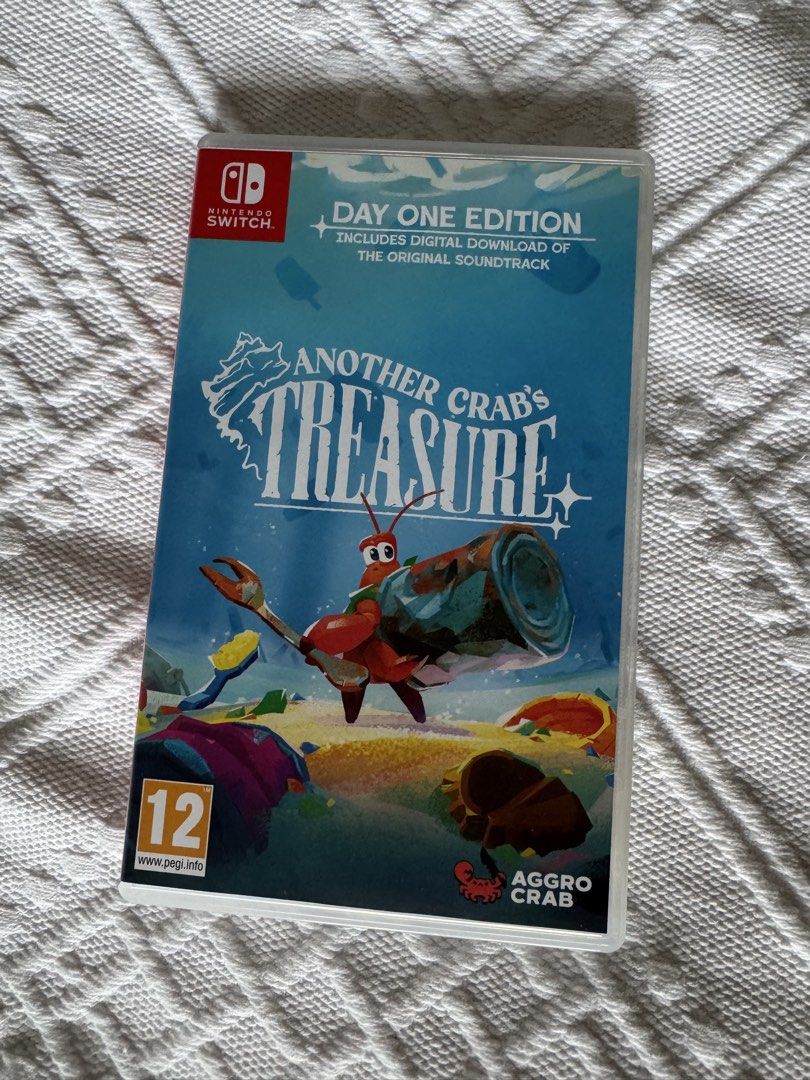 Another Crab's Treasure Day One Edition Nintendo Switch Game (Category: Nintendo) located in Manila. Submitted by beasofher (Listing ID 1458140477, Image 1). Description: Barely used, trying to clear collection.