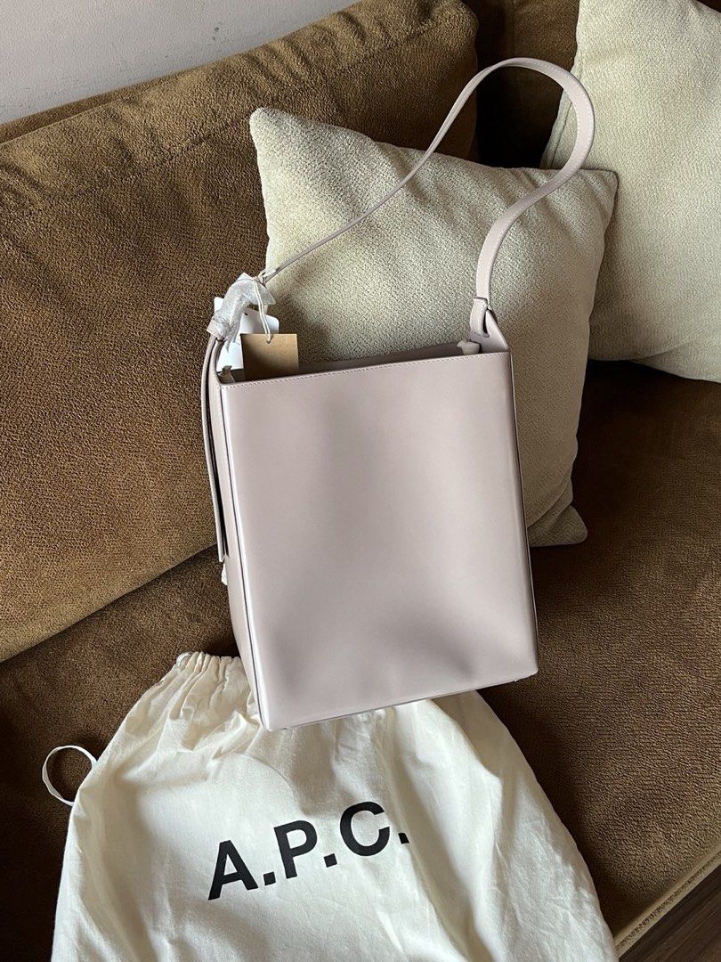 APC Virginie Bag in Gris Lune (Category: Luxury Bags & Wallets) located in Makati City. Submitted by megoygoy (Listing ID 1458105875, Image 1). Description: -brand new -100% authentic -100% calf leather -Made in Madagascar SRP: $715 or ~P44,500.