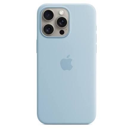 Apple iPhone 15 Pro Max Silicone Case with MagSafe - Light Blue (Category: Cases & Sleeves) located in Taguig. Submitted by micmamba24 (Listing ID 1458180641, Image 3). Description: FOR SALE ONLY (NO TRADES): BRAND NEW/SEALED BELOW SRP COMES WITH PAPER BAG Apple Silicone Case with MagSafe for iPhone 15 Pro Max Light Blue SRP: P3,390 My Price: P2,200 only RFS: Decluttering Meetups: BGC, Taguig area For delivery, buyer should shoulder all the fees.