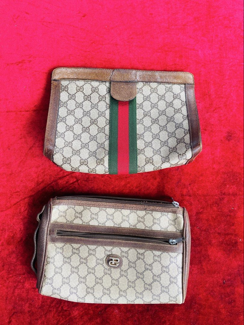 Authentic gucci vintage (Category: Luxury Bags & Wallets) located in Mambajao. Submitted by keysse1432 (Listing ID 1458011644, Image 1). Description: Bundle sale gucci vintage clutch bag.