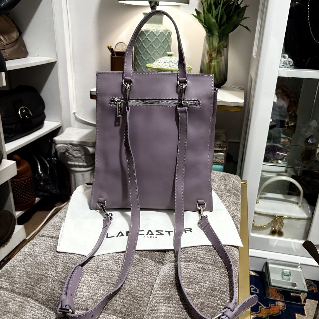 Authentic Lancaster Pastel color Bagpack Shoulder Bag (Category: Backpacks) located in Binangonan. Submitted by makoleksyon (Listing ID 1458253927, Image 3). Description: Excellent condition Like new No flaws Dust bag not included Size: H-11 x W-11 x D-5 inches Bought in Japan 💯% Authentic Money back guarantee .