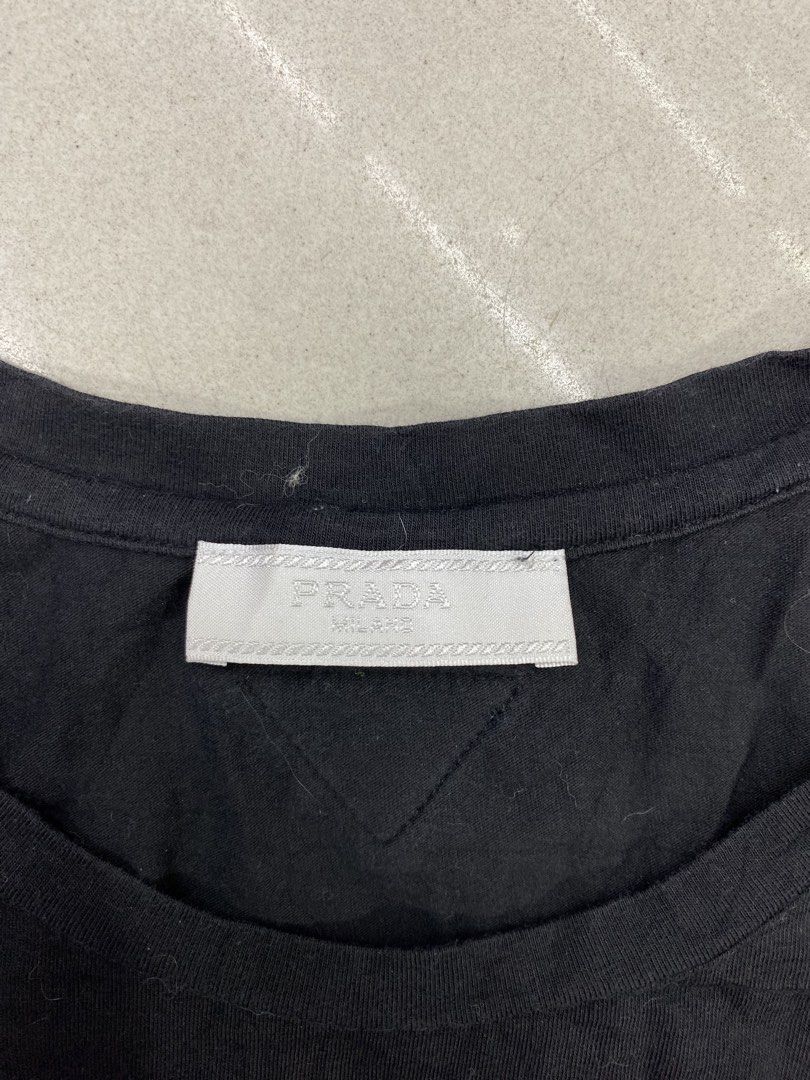 Authentic Prada pixelated script (Category: Shirts) located in Manila. Submitted by ercmrsmam (Listing ID 1458234110, Image 2). Description: Prada pixelated script Auth W21 L28 Color may vary due to lighting Need wash Dm if interested 📩 will be posted on my carousell acc⬇️ Check out ercmrsmam listings on #Carousell: https://carousell.app.link/mu0SnqUHP3b 📍baclaran paranaque metro manila 🛵jnt/lalamove courier 💵 mop: gcash.