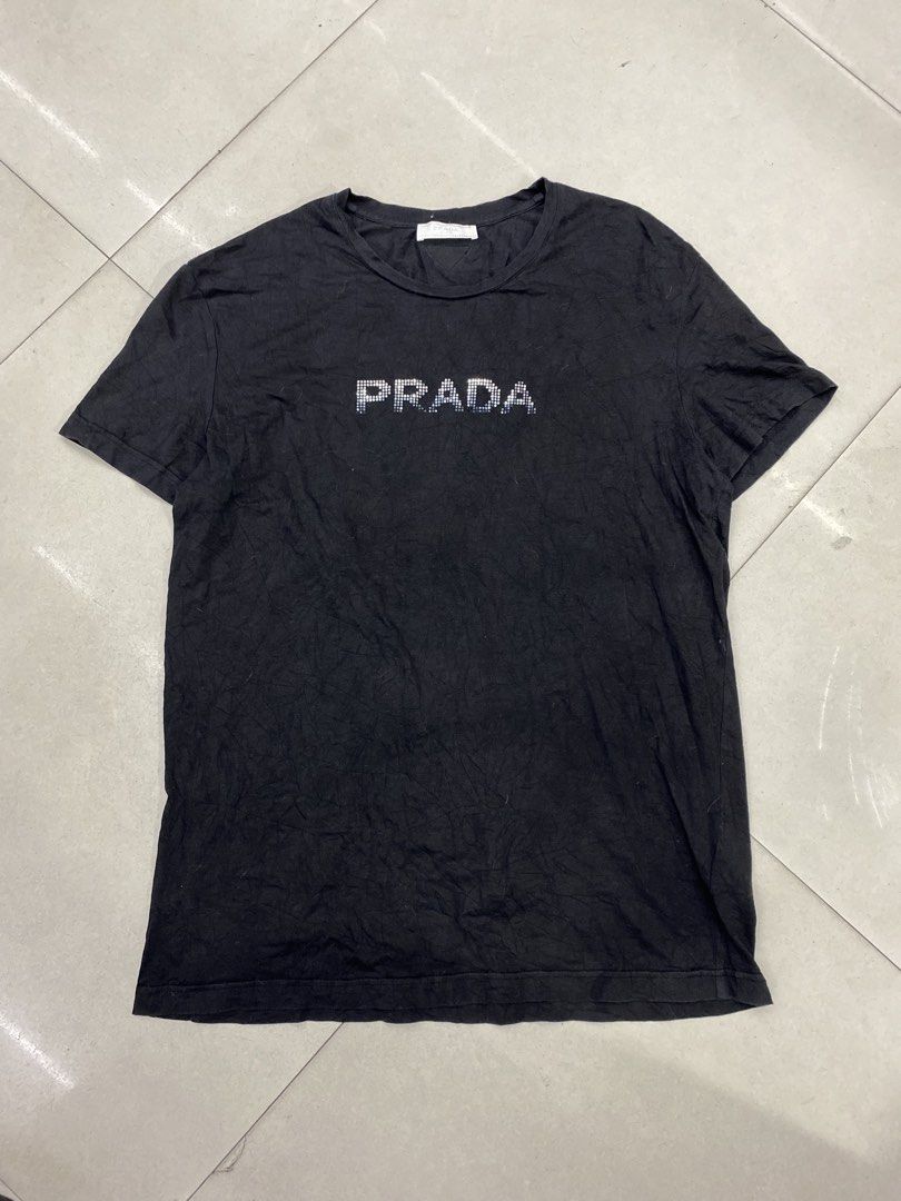 Authentic Prada pixelated script (Category: Shirts) located in Manila. Submitted by ercmrsmam (Listing ID 1458234110, Image 1). Description: Prada pixelated script Auth W21 L28 Color may vary due to lighting Need wash Dm if interested 📩 will be posted on my carousell acc⬇️ Check out ercmrsmam listings on #Carousell: https://carousell.app.link/mu0SnqUHP3b 📍baclaran paranaque metro manila 🛵jnt/lalamove courier 💵 mop: gcash.