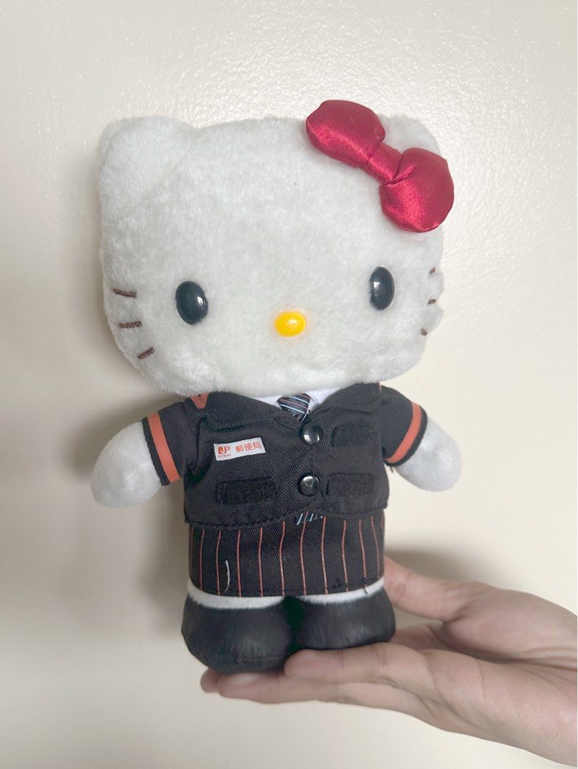 Authentic Sanrio Japan Post Office Uniform Hello Kitty Stuffed Toy (Category: Plushies & Soft Toys) located in Manila. Submitted by koomi.owo (Listing ID 1458183940, Image 1). Description: .
