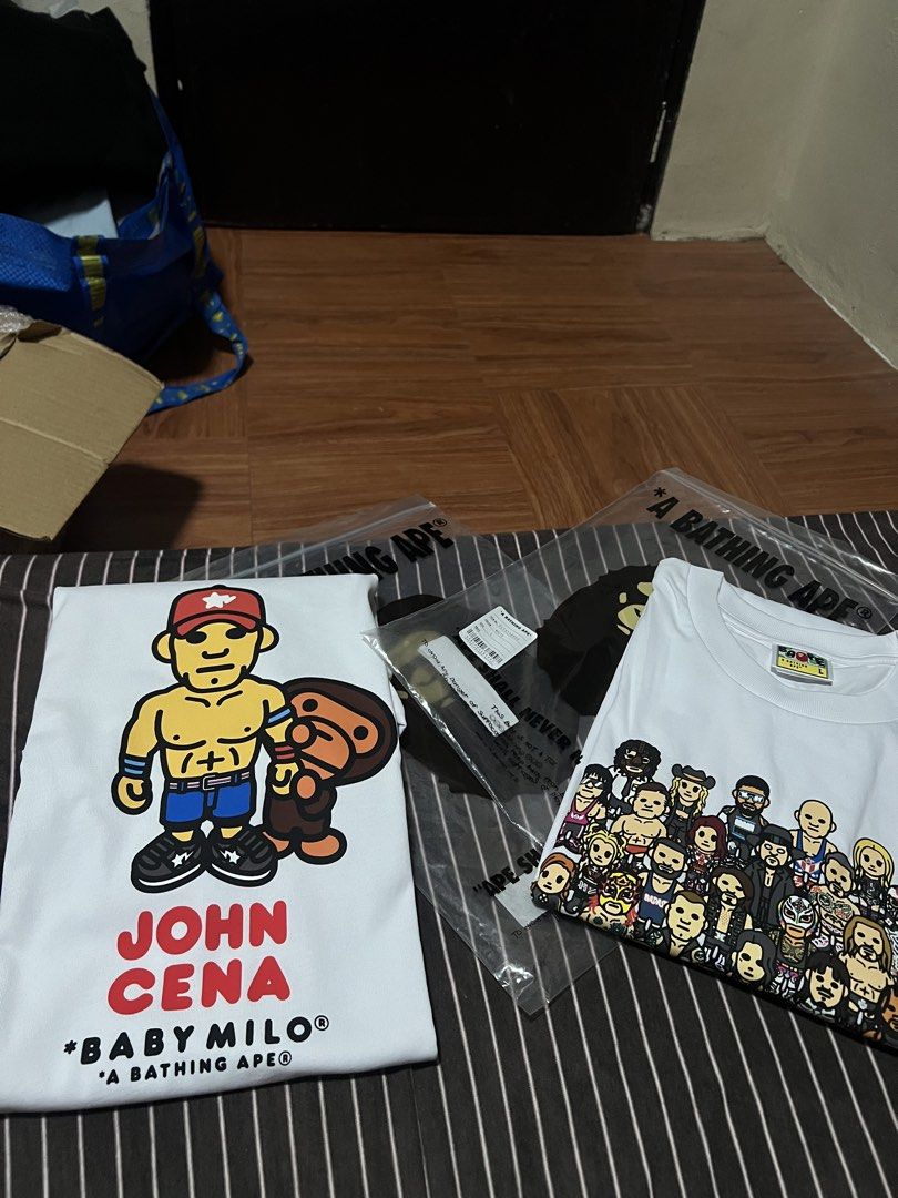 BAPE COLLAB WWE (Category: Clothes Drying Rack) located in Candelaria. Submitted by thrift.2.new (Listing ID 1458177185, Image 1). Description: 14,000 or best offer.