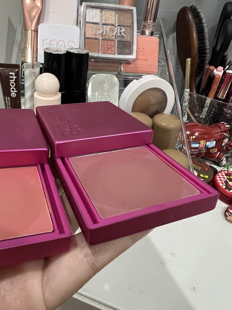 Basma Cream Blush in Peach & Mauve (Category: Makeup) located in Paranaque City. Submitted by guevssss (Listing ID 1458166412, Image 3). Description: Basma Cream Blush in Peach & Mauve Barely used, around 2-3x Please see pics for condition Bought from US, 2025 600 each, 1000 for both.