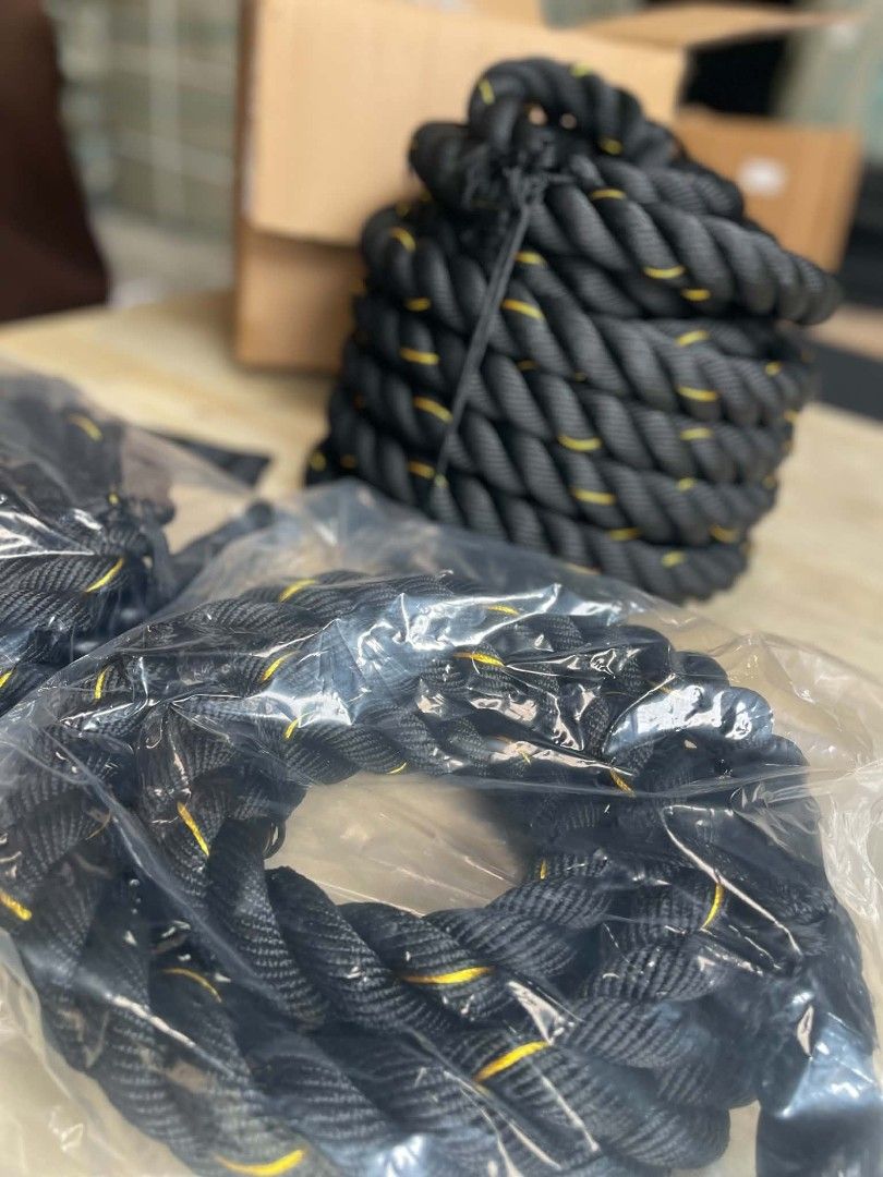 Battle Ropes (Category: Toning & Stretching Accessories) located in Manila. Submitted by fit_republic (Listing ID 1458122187, Image 2). Description: Available in different sizes.
