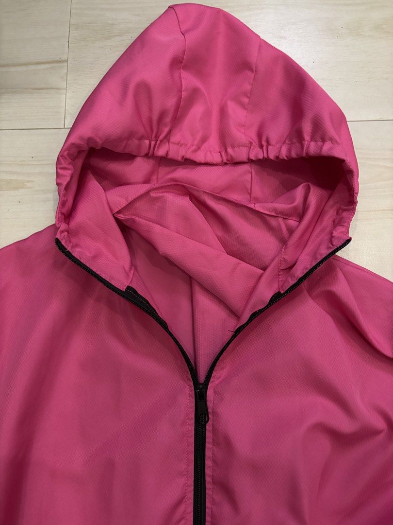 Bright Pink Windbreaker (Category: Activewear) located in Cavite. Submitted by bbbb444 (Listing ID 1458161258, Image 3). Description: - fits S-L - unbranded, bought from Robinsons dept store - used once for an 80s themed party .