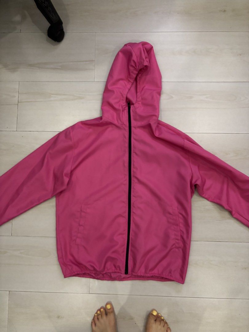 Bright Pink Windbreaker (Category: Activewear) located in Cavite. Submitted by bbbb444 (Listing ID 1458161258, Image 1). Description: - fits S-L - unbranded, bought from Robinsons dept store - used once for an 80s themed party .