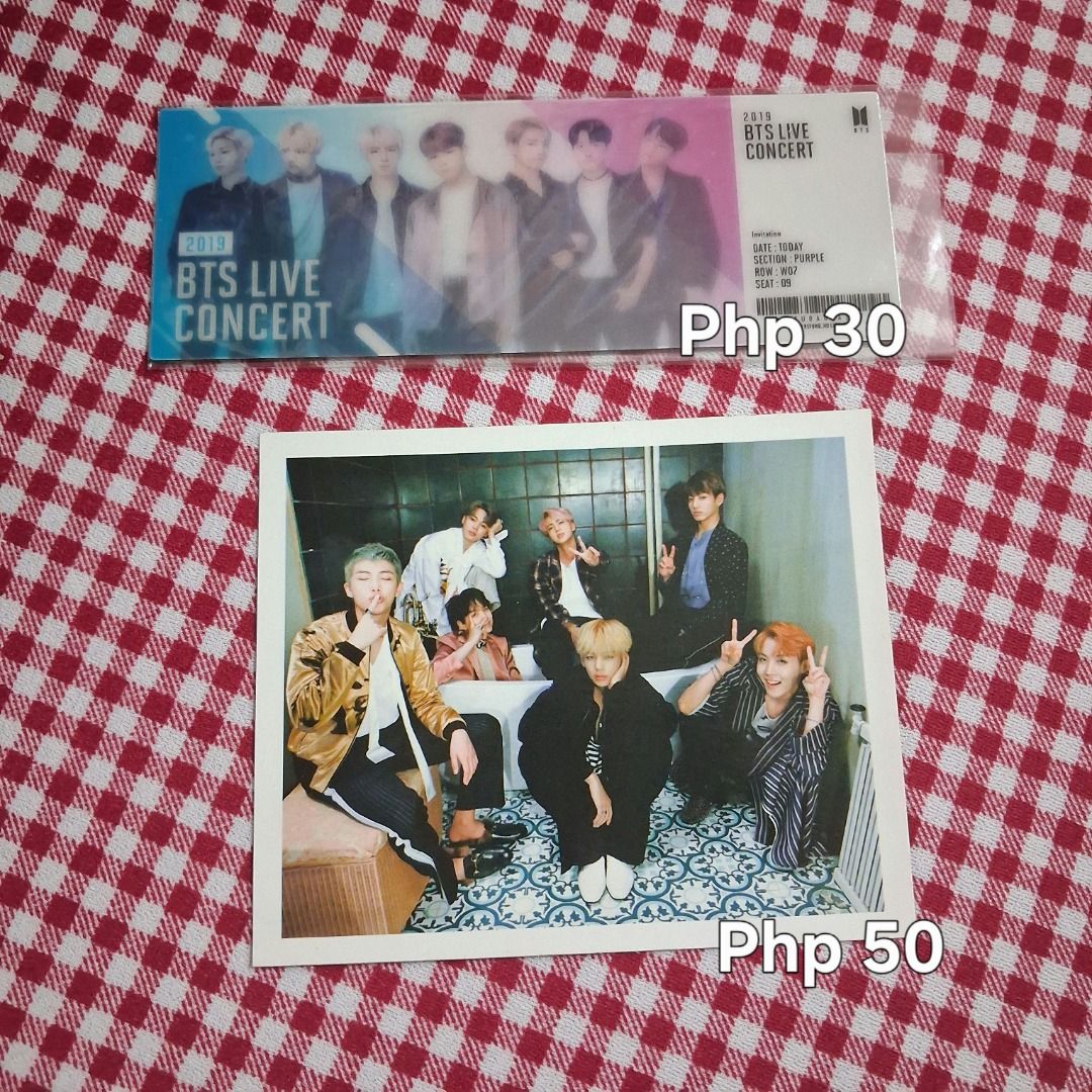 BTS OFFICIAL MERCHANDISE QUITTING SALE (Category: K-Wave Merchandise) located in Santa Rosa. Submitted by raniboyy982212 (Listing ID 1458257198, Image 3). Description: WTS BTS Official MERCHANDISE > onhand > rfs: no longer collecting pocas // Quiting Collecting > MOP: gcash and Mari only >freebies depends on purchase kindly message me for the SET want to see or want to purchase you can message me on my x acc : @AgustDimpol PLEASE MINIMUM OF 100PE