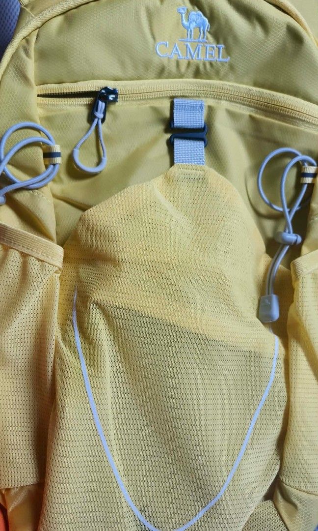 Camel Backpack Hiking Bag Yellow color (Category: Backpacks) located in Manila. Submitted by honey010 (Listing ID 1458122742, Image 1). Description: ALMOST NEW Pa po I used once 5 litters Good for dayhike Php 600 Manila & Cavite Location.