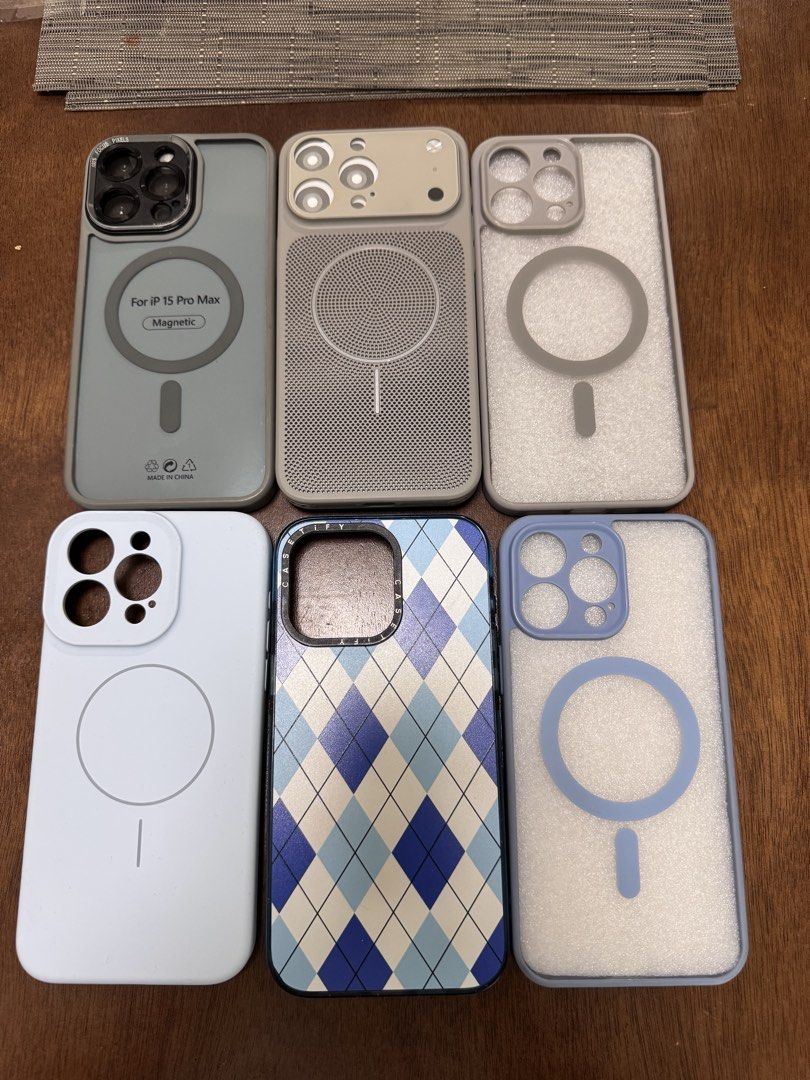 Case for Iphone 15 Pro Max (Category: Cases & Sleeves) located in Quezon City. Submitted by vaninni (Listing ID 1458105635, Image 1). Description: assorted cases for Iphone 15 pro max TPU and silicon 150 each, 800 all.