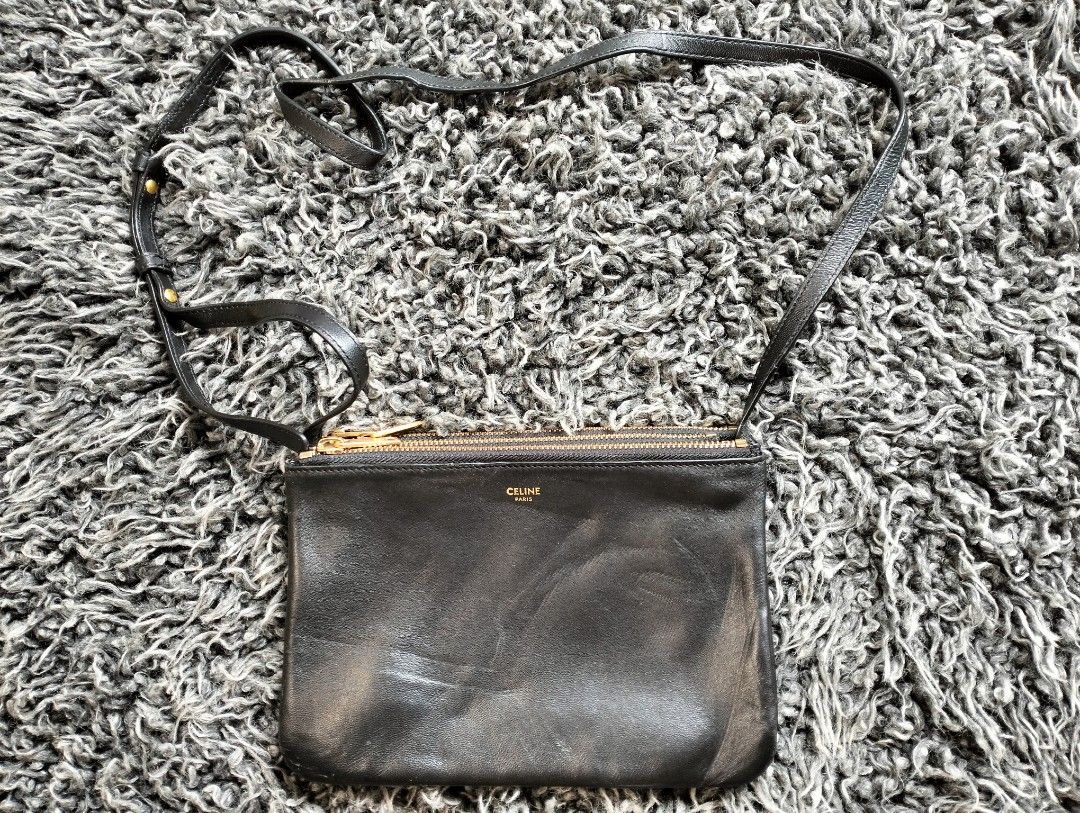 Celine trio bag (Category: Luxury Bags & Wallets) located in San Carlos City. Submitted by guioverlua72920 (Listing ID 1458132986, Image 1). Description: celine pre-owned trio bag excellent condition minor issue sign of use ₱2500 free ship location San Carlos city Negros Occidental.