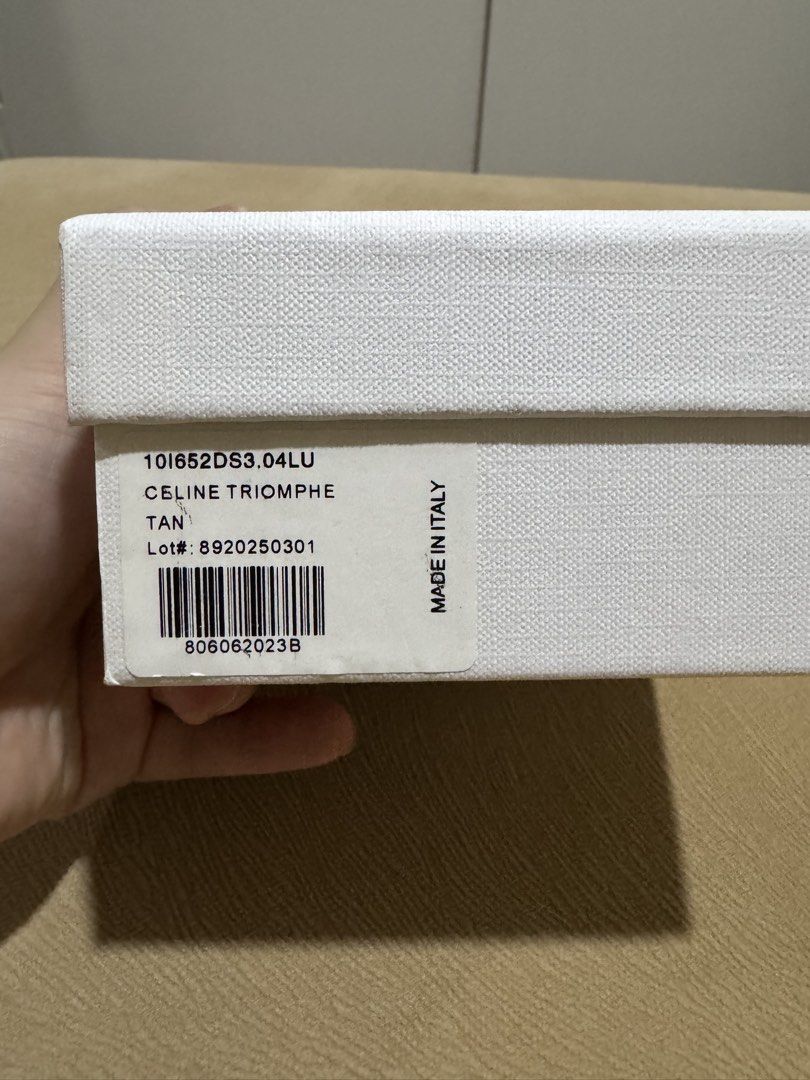 (BRANDNEW )Celine Triomphe Cardholder Wallet (Category: Luxury Bags & Wallets) located in Baliuag. Submitted by le.primabagsph (Listing ID 1458137562, Image 2). Description: Brandnew RFS: Change of mind Retail price 41,000 php - Authentic Celine Triomphe Cardholder Wallet - Monogram Canvas with Gold Hardware - Includes Original Box and Dust Bag - Made in Italy - Ideal for organizing cards and cash.