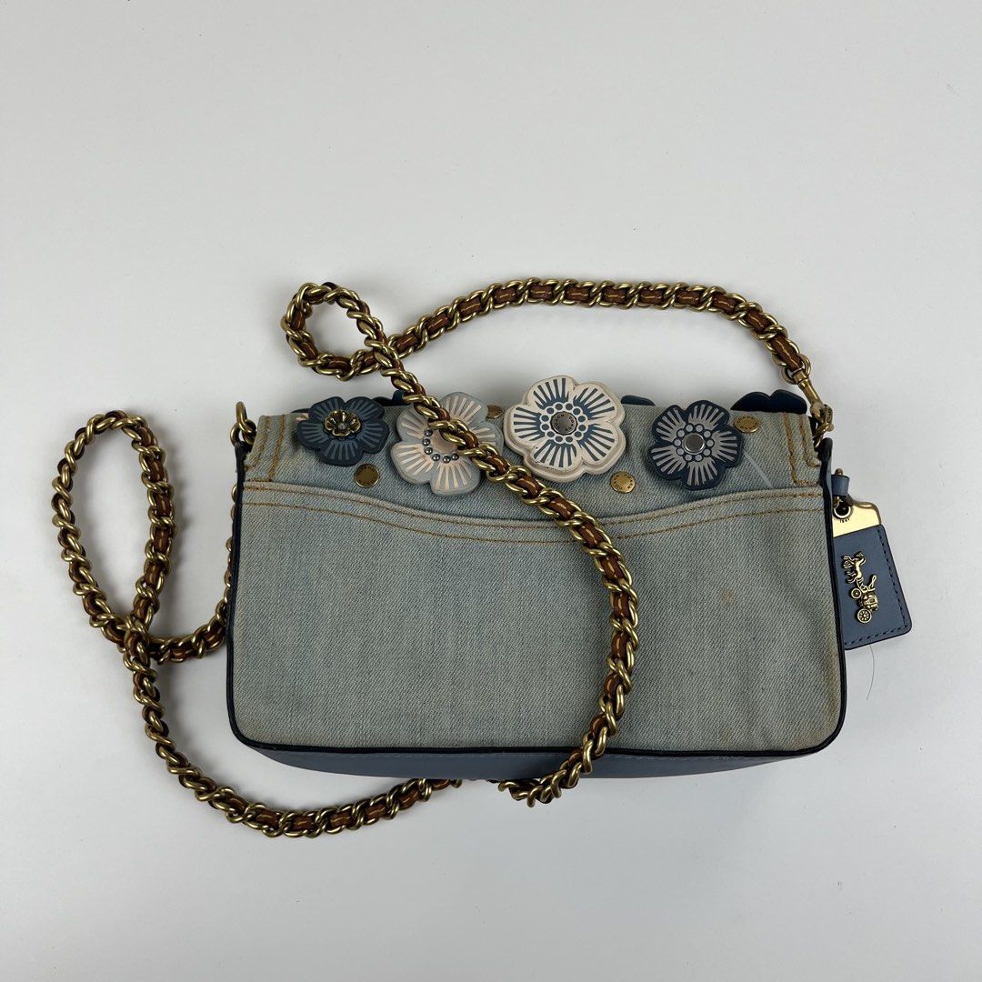 COACH 1941✨ (Category: Luxury Bags & Wallets) located in Iloilo. Submitted by anonymous_ph (Listing ID 1458191697, Image 2). Description: RARE COACH 1941 MULTICOLOR FLOWERS✨ DETAILS POSTED -DENIM (MINOR SIGN OF USED ONLY) (MEASUREMENTS) 9 WIDTH | 5 LENGTH (AUTHENTIC) DM IF INTERESTED 📩.