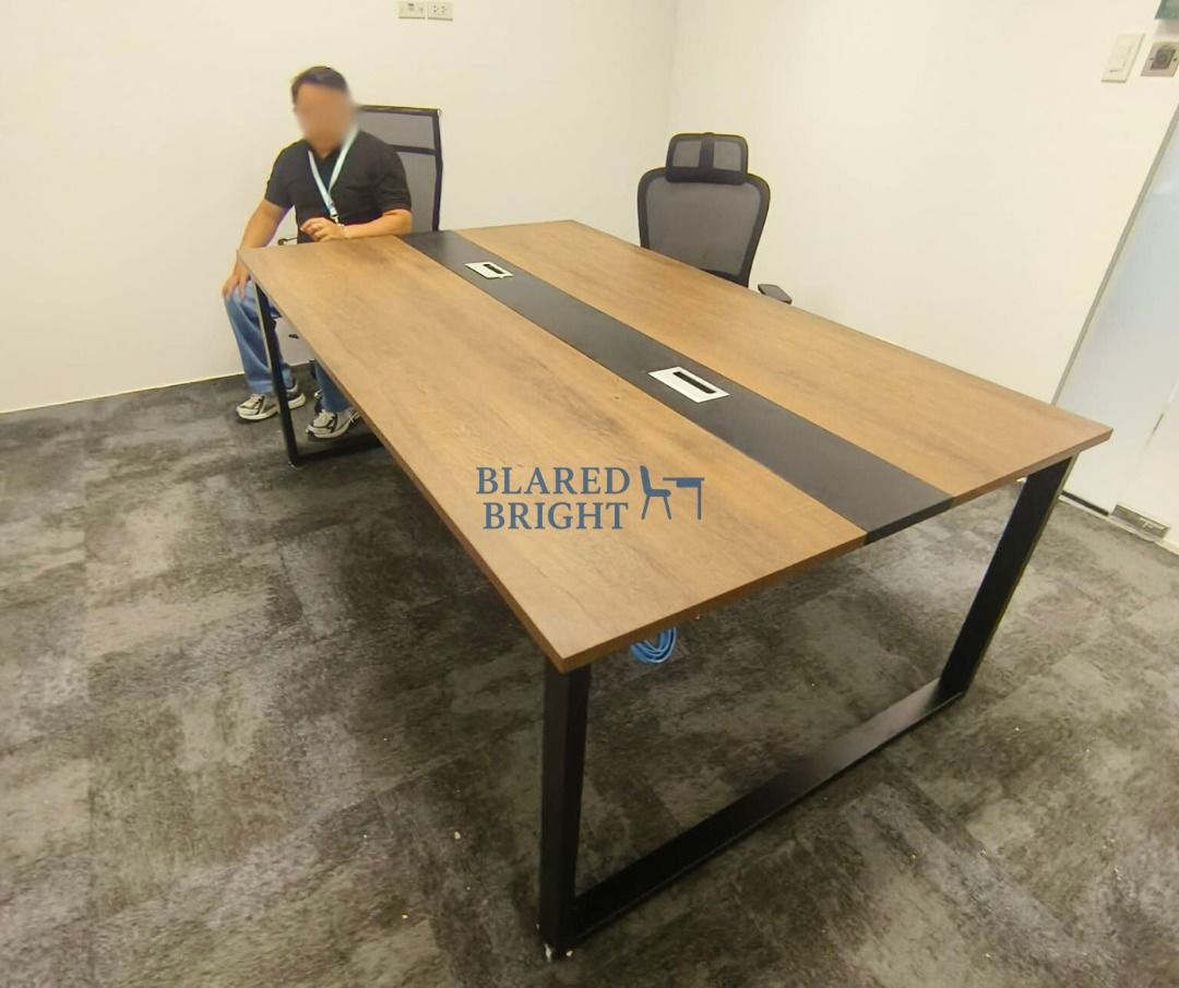 Conference Table - Office Furniture | Blared (Category: Office Furniture & Fixtures) located in Taytay. Submitted by jane_blared (Listing ID 1458159835, Image 3). Description: All products are brand new Big discounts for bulk orders Leadtime: 7-10 days Customize color and size Free ocular visit Free delivery within Metro Manila Free installation within Metro Manila (with minimum order required) We also customize furniture, partitions, accordion w