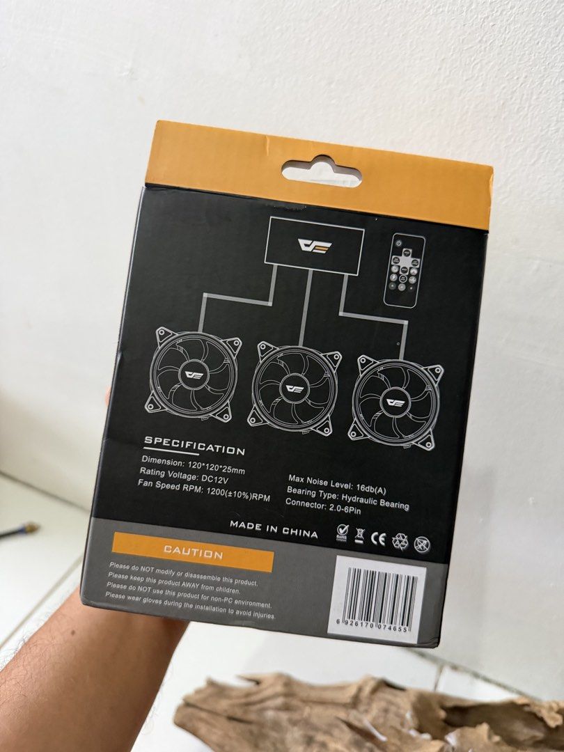 Darkflash - D312 PRO 3IN1 sync - double ring rgb (Category: Computer Parts) located in Makati City. Submitted by carlbonnevie17 (Listing ID 1458126049, Image 2). Description: FOR SALE: darkFlash DR12 PRO 3IN1 ARGB FANS ✅ Brand new / never used ✅ 3 pcs 120mm ARGB fans ✅ Double Ring RGB design ✅ Motherboard Sync compatible ✅ ASUS Aura Sync compatible ✅ Box and complete accessories included 📦 Condition: Never used, extra.