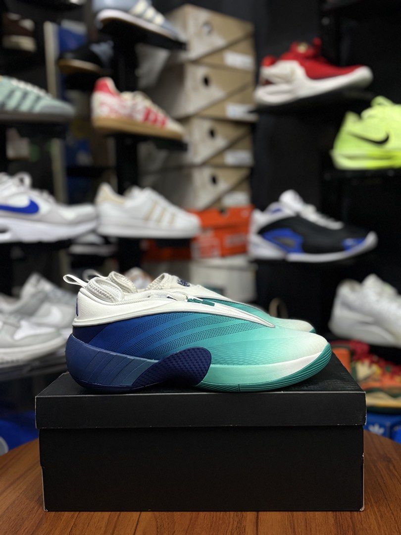 Don issue 7 Pure Teal (Category: Sneakers) located in Cavite. Submitted by jairo13 (Listing ID 1458229295, Image 1). Description: Don Issue 7 Pure Teal 9/9.5/10/12/16us | Brandnew ₱3,195.00 Ig&Fb: ShoesoleCavite 📍Silang,Cavite 🚚Jrs / Lbc / Lalamove 💵Bdo / Gotyme / gcash Waze: ShoesoleCavite Store open Hours: 12PM to 7PM We accept creditcard payments Always buying steal pairs 24/7. Dm for appraisal.