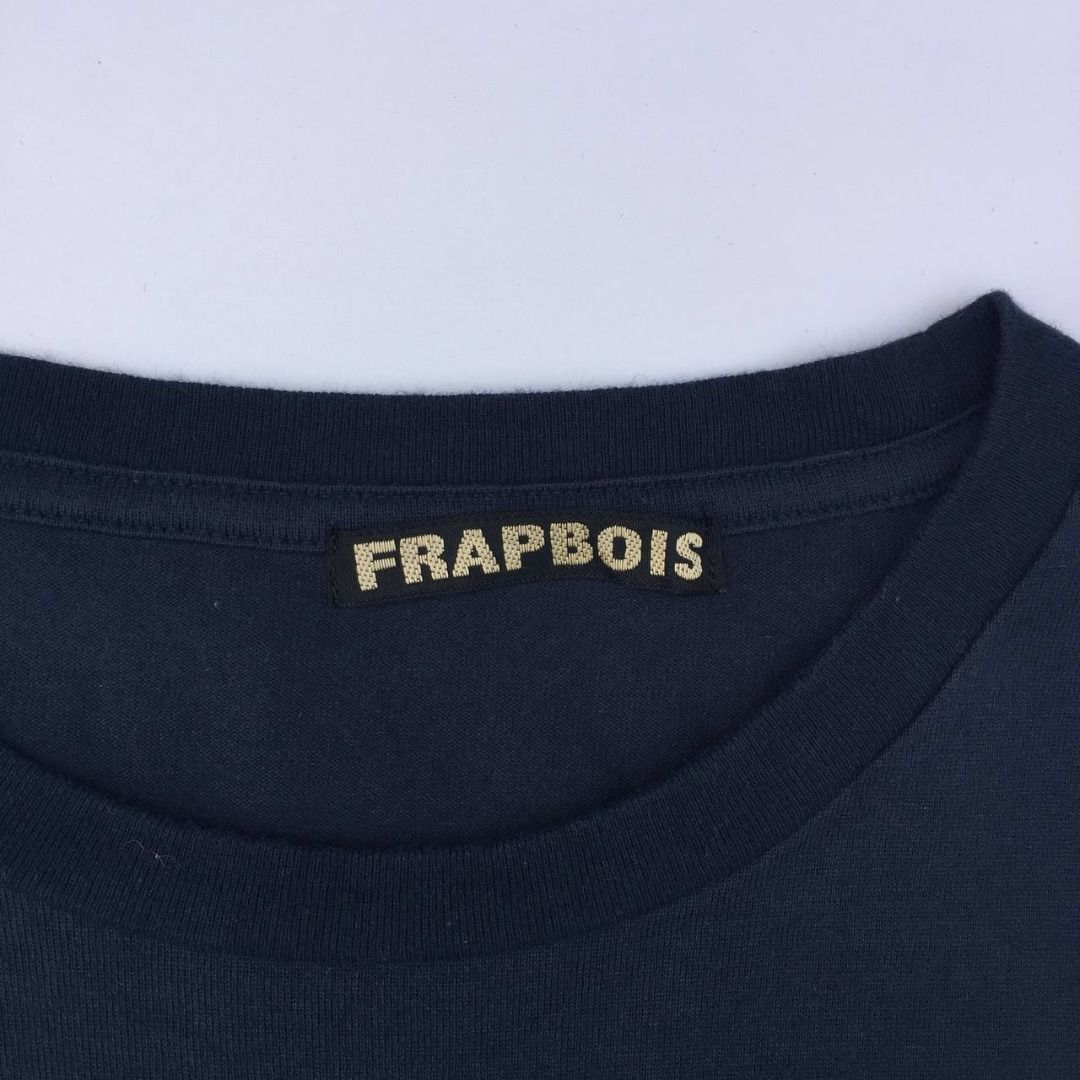 FRAPBOIS Madras T Oversized Patchwork Inspo T shirt (Category: Tshirts & Polo Shirts ) located in Pagsanjan. Submitted by ovothrift (Listing ID 1458162167, Image 3). Description: length - 24.5 to 29 (because of the plaid back part) width - 22 unisex top no issue authentic very good condition FRAPBOIS was established in Tokyo in 2001 by designer Eri Utsugi, which is prominent Japanese avant-garde fashion designer celebrated for her whimsical, scul
