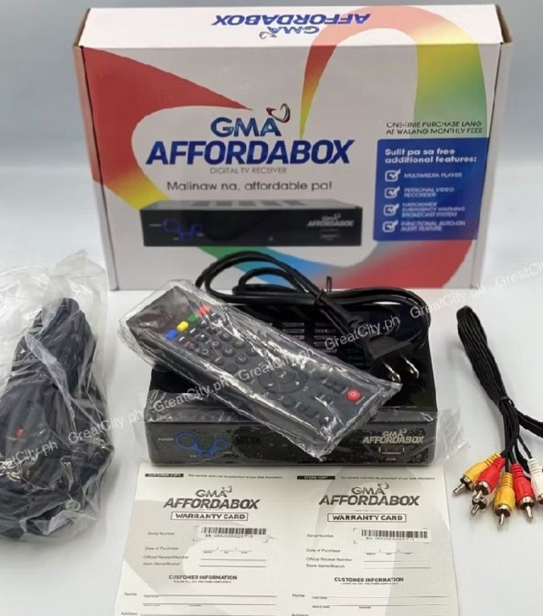 Gma tv box (Category: TV Parts & Accessories) located in Manila. Submitted by jen.marasigan (Listing ID 1458158994, Image 1). Description: no issue ggamitin nlng po .