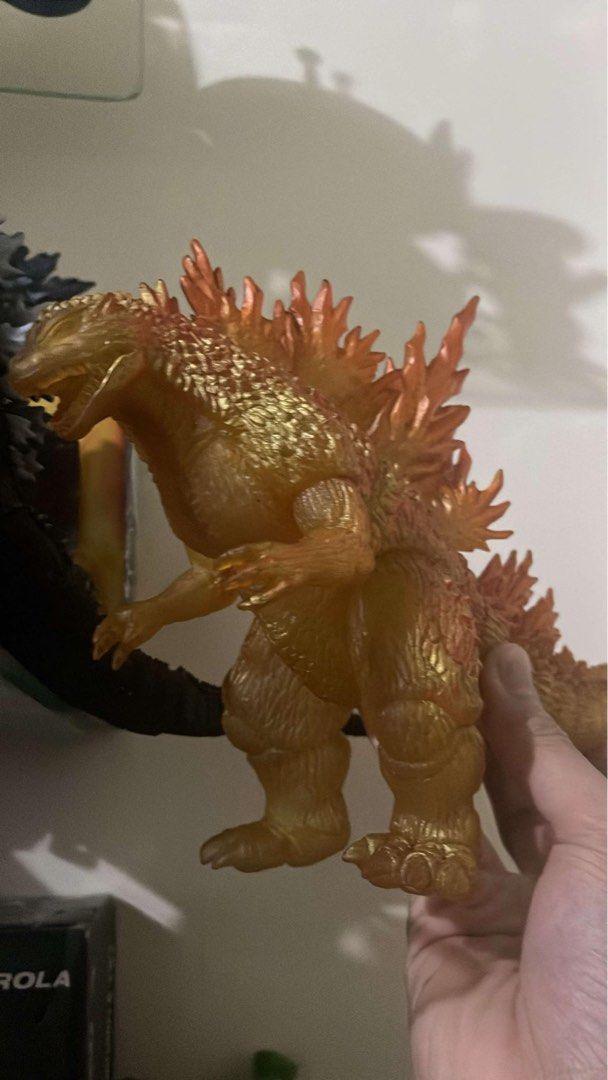 Godzilla Toy Figures - Various Designs (Category: Figurines & Statues) located in Quezon City. Submitted by ceejay1114 (Listing ID 1458099061, Image 1). Description: - Translucent Orange Godzilla Figure - Godzilla Head on Water Base - Godzilla Bust in Gumball Machine Style Container - Classic Black Godzilla Figure - Perfect for any Godzilla fan or collector - All items are unique pieces.