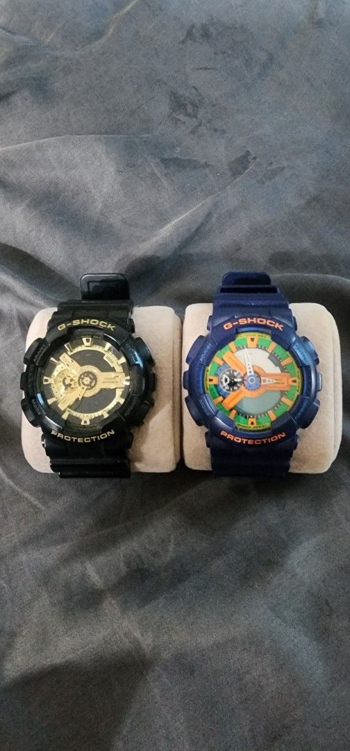 G-Shock GA-100 Watch - Black & Gold (Category: Men's Watches) located in Pasig City. Submitted by anovharz (Listing ID 1458143918, Image 2). Description: - G-Shock GA-100 Watch - Color: Black with Gold Accents - Water Resistance: 20BAR - Features: Durable and Reliable - Ideal for: Everyday Wear or Sports - Rare Color - Other Variants Available: Blue and Orange.