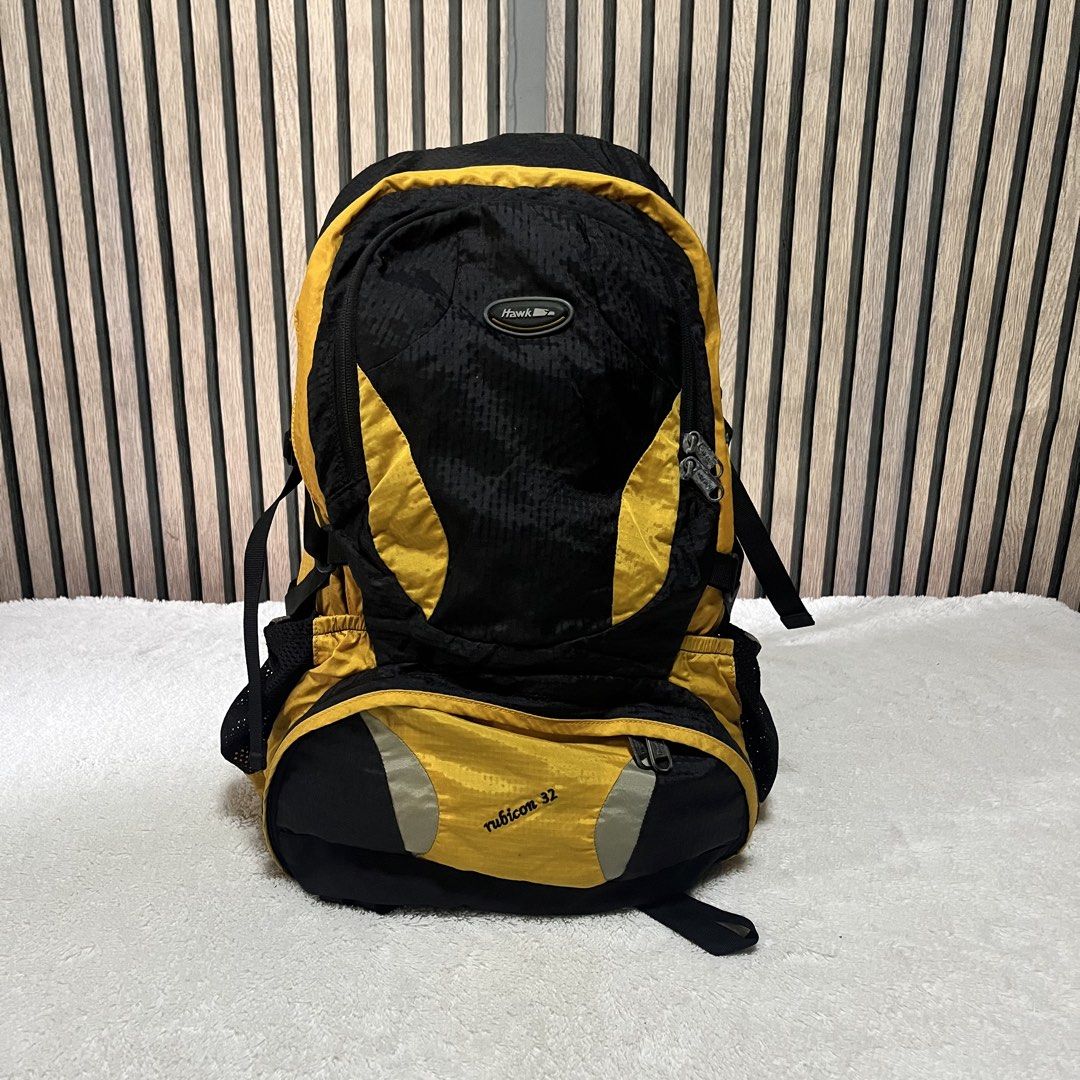 HAWK RUBICON OUTDOOR BACKPACK (Category: Backpacks) located in Naga. Submitted by goodfinds_only.v1 (Listing ID 1458139684, Image 1). Description: FOR SALE -HAWK RUBICON OUTDOOR BACKPACK MEASUREMENTS HEIGHT:19.5 INCHES WIDTH:13 INCHES DEPTH:7.5 INCHES COLOR RATE:10/10 GREAT CONDITION EXPECT SOME WEAR OF USAGE.THRIFTED NOT BRANDNEW NO OTHER FLAWS FEATURES: -CAPACITY OF 32 LITERS -MULTI COMPARTMENT STORAGE -BUILT WITH CONTOURED PADDED SHOULDER STRA