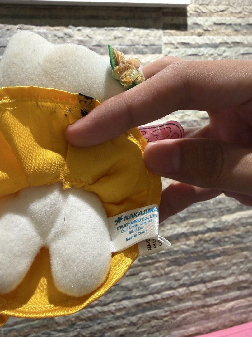 Hello Kitty Fairy Plush Keychain - As Is (Category: Plushies & Soft Toys) located in Makati City. Submitted by squishycorner (Listing ID 1458262792, Image 3). Description: - vintage and hard to find hk charm variant, but is damaged. - inspect photos before purchasing.