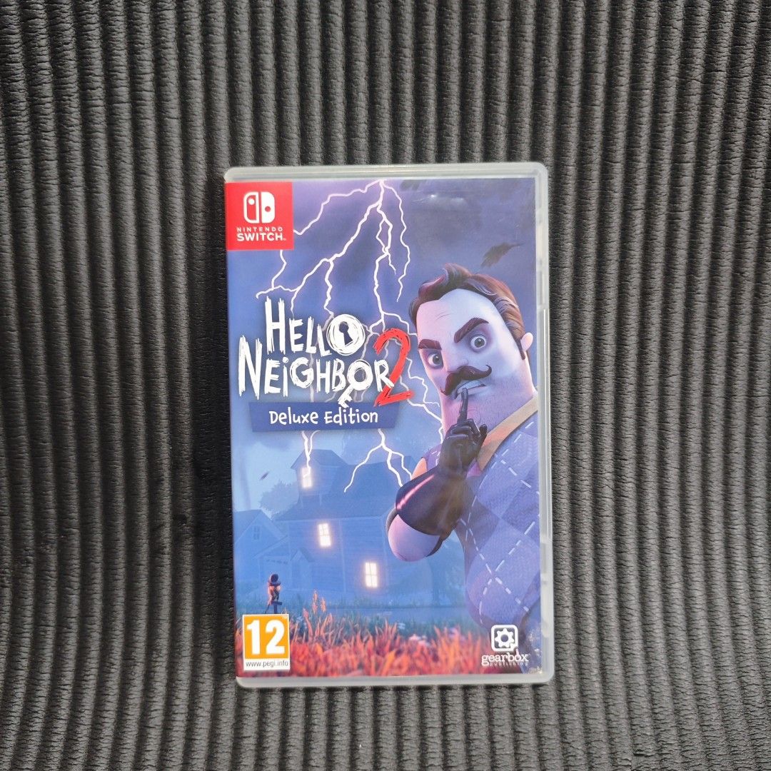 Hello Neighbor 2 Deluxe Edition Switch Game (Category: Nintendo) located in Quezon City. Submitted by shopme_gadget30 (Listing ID 1458136827, Image 1). Description: kindly read the details first for sale fixed price mint Condition tested and working with case and game card compatible to Nintendo switch below srp 2250 mall price eur region Shoopppppeee —,✅ can check out pm for the linnnkkk (If shoopppee check out, price is higher because of shoopp