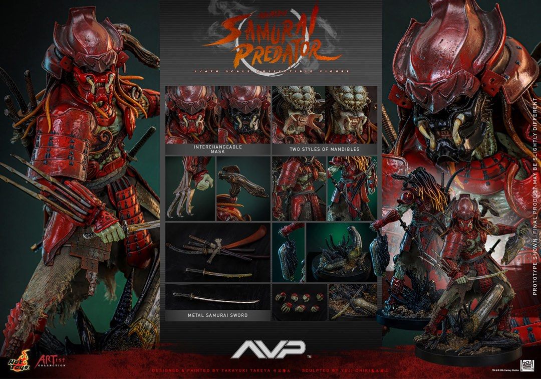 Hot toys Akaoni Samurai Predator 2.0 (Category: Figurines & Statues) located in Paranaque City. Submitted by icko007 (Listing ID 1458193663, Image 2). Description: Hot toys Akaoni Samurai Predator 2.0 No issue brandnew Condition Price 26,999 Last Price Dibs now pay now / No Rush Shipping ‼️ Location Paranaque Payment Gcash/Bpi Shipping Lalamove/Lbc Buyers Risk / Fee ‼️Seller is not responsible for: lost, stolen, or damaged packages..